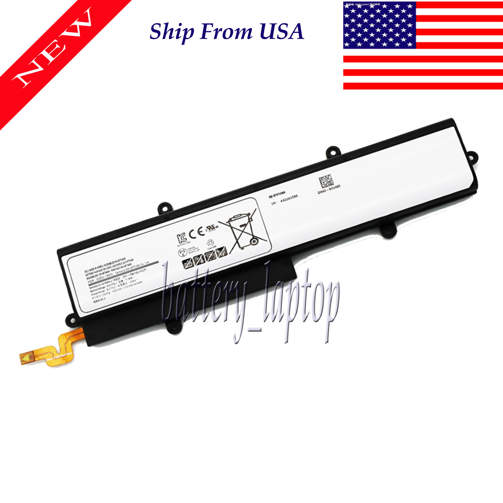 EB-BT670ABA Laptop Battery for Samsung Galaxy View 18.4" SM-T670 Series 64.64WH