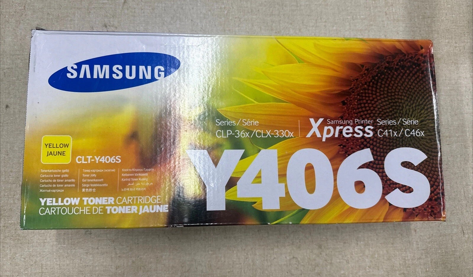 Samsung Yellow Laser Toner Cartridge Y406S Xpress Printer Series C41x/C46x-09