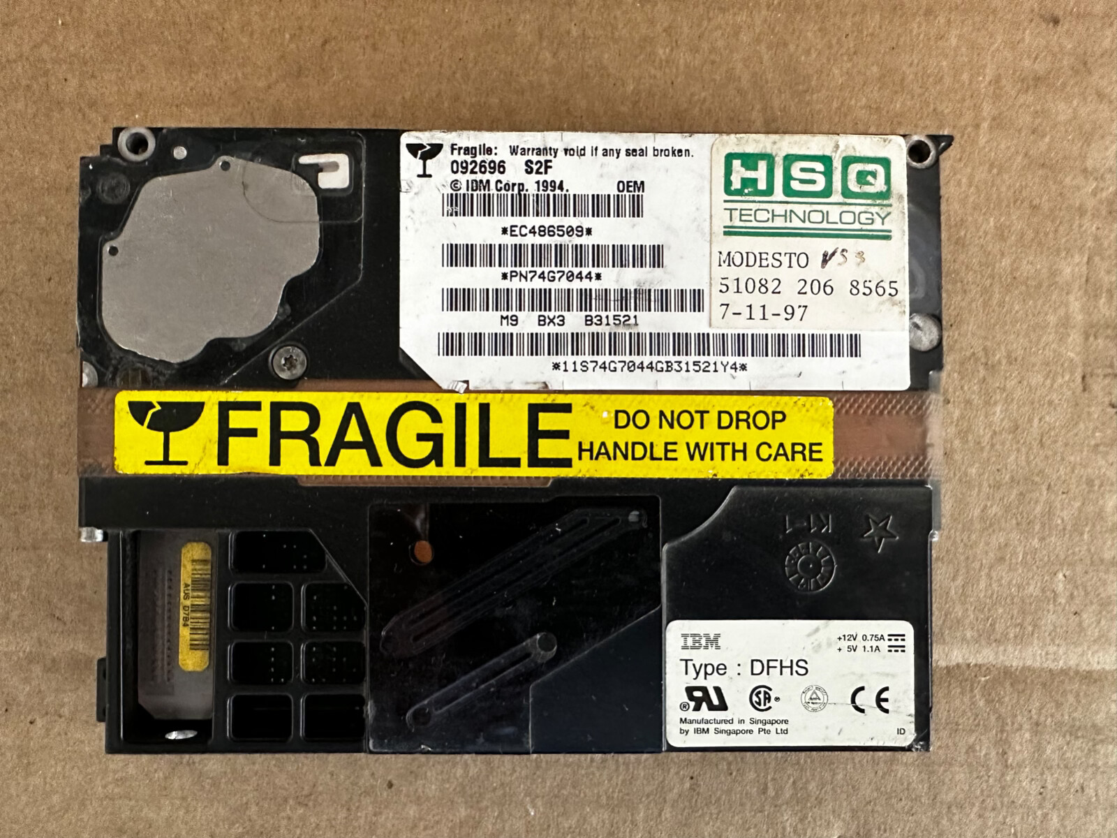 IBM 74G7044 2.1GB 3.5” 50 Pin SCSI HDD TYPE DFHS