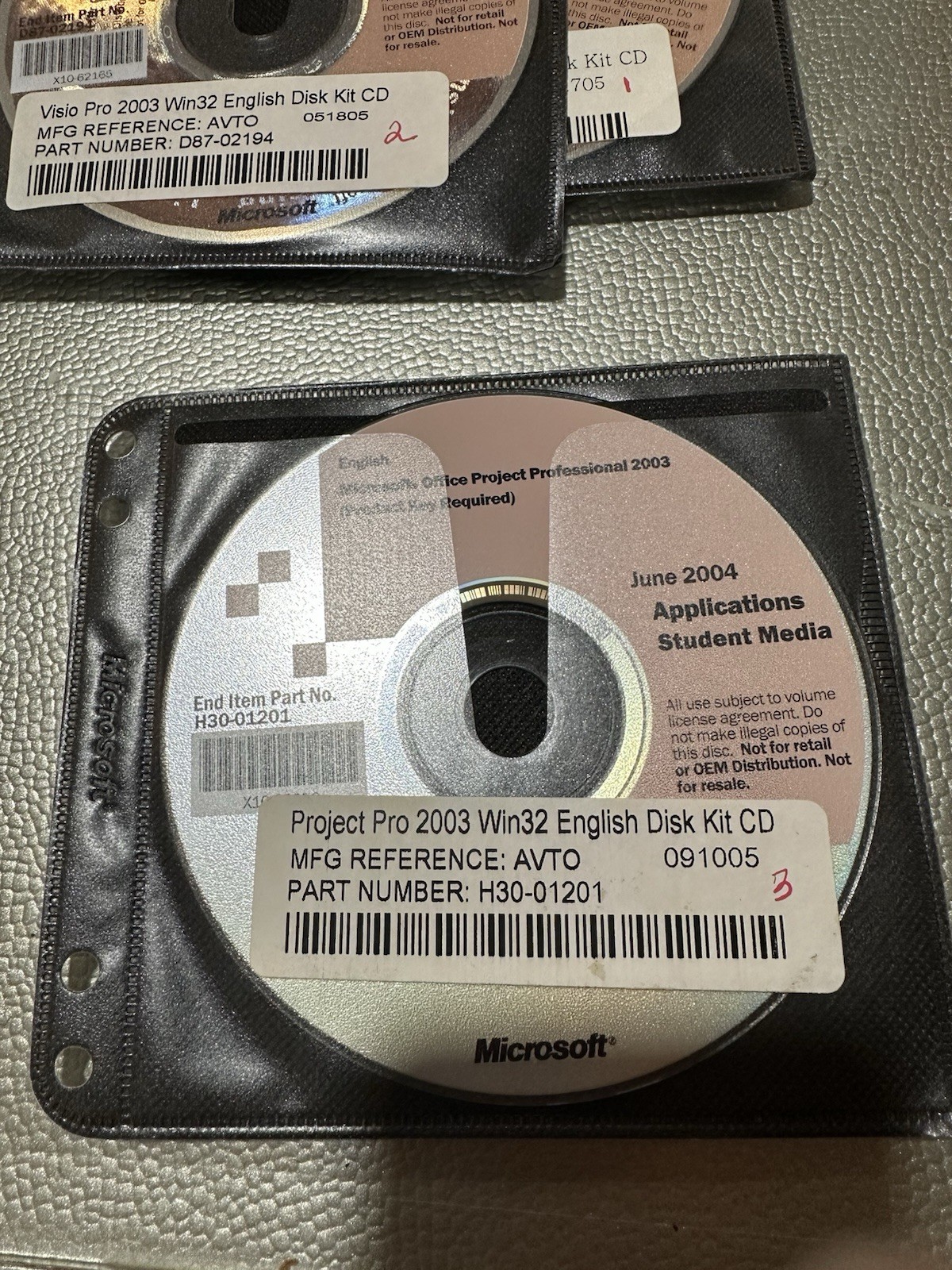 Microsoft Office Project Professional 2003 - Genuine Disc & Product Key