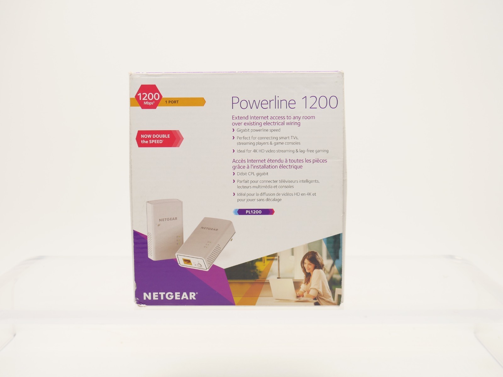 Netgear Powerline 1200 1200 Mbit/s Ethernet LAN Extenders w/ Additional Unit (3)