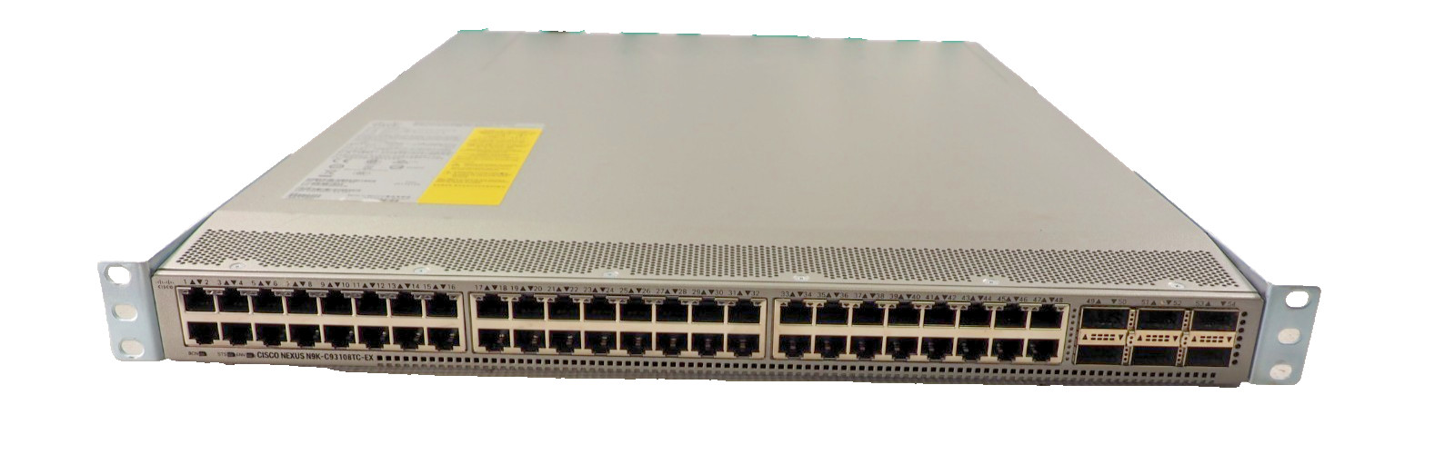 Cisco N9K-C93108TC-EX 9000 48-Port 10GBase-T 6-Port 100G QSFP28 2*AC Switch BtF