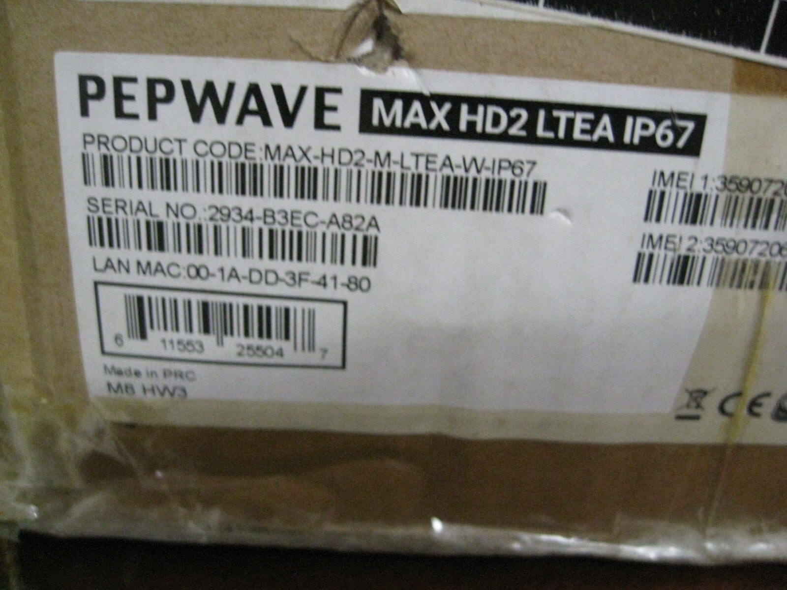 Pepwave MAX-HD2-M-LTE-E-IP67 Load Balancing/Bonding Router