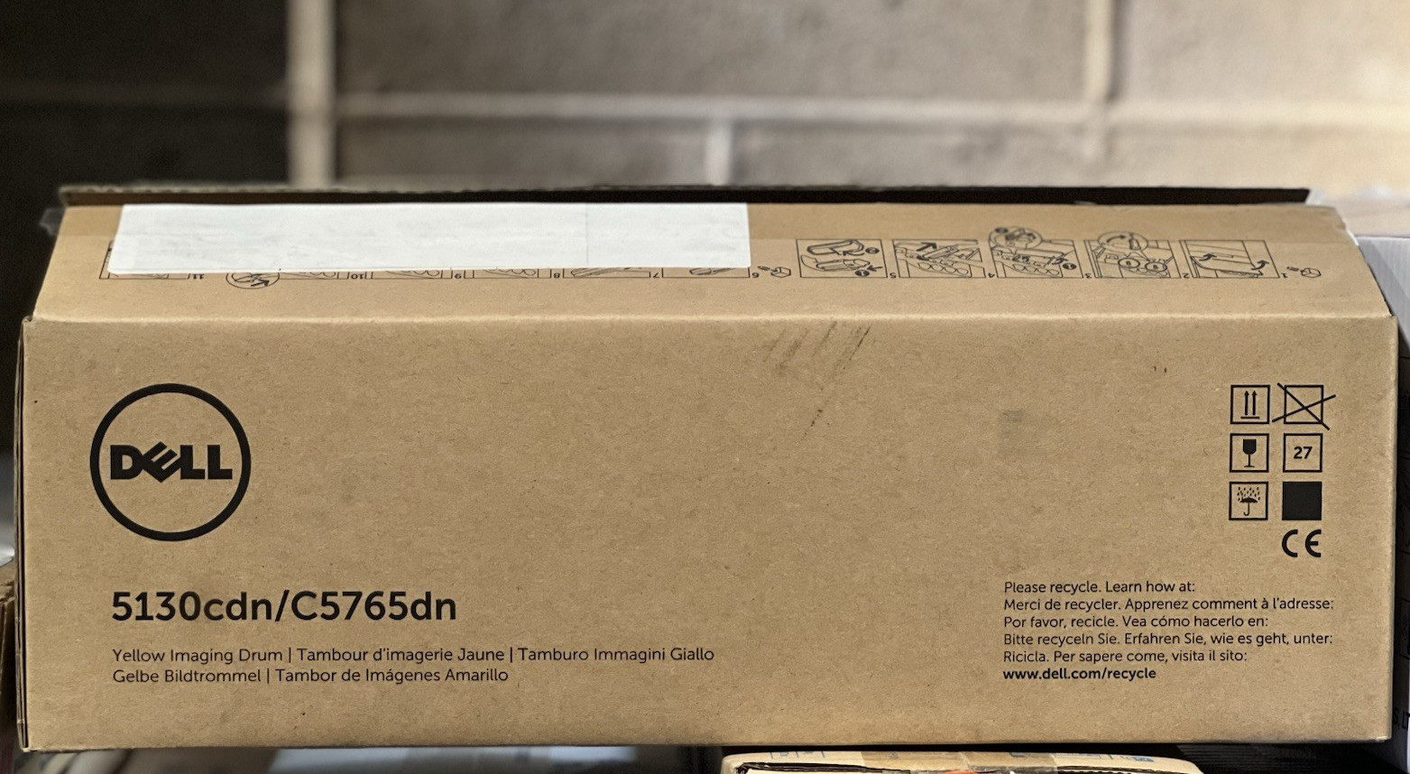 Dell CT350803 X951N Yellow Imaging Drum X951N 5130DN 5130CDN C5765DN-Open Box