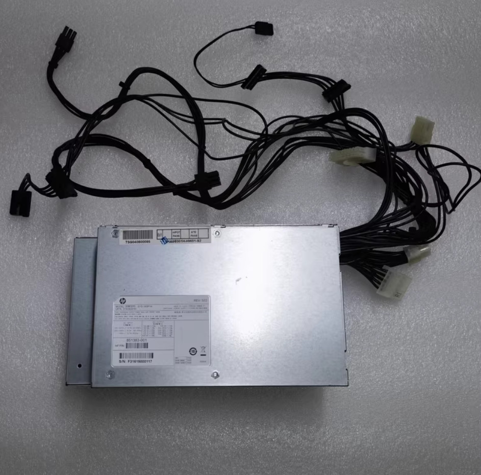 Used HP Z4G4 Z6G4 Workstation Power Supply 1000W D15-1K0P1A 851383-001/