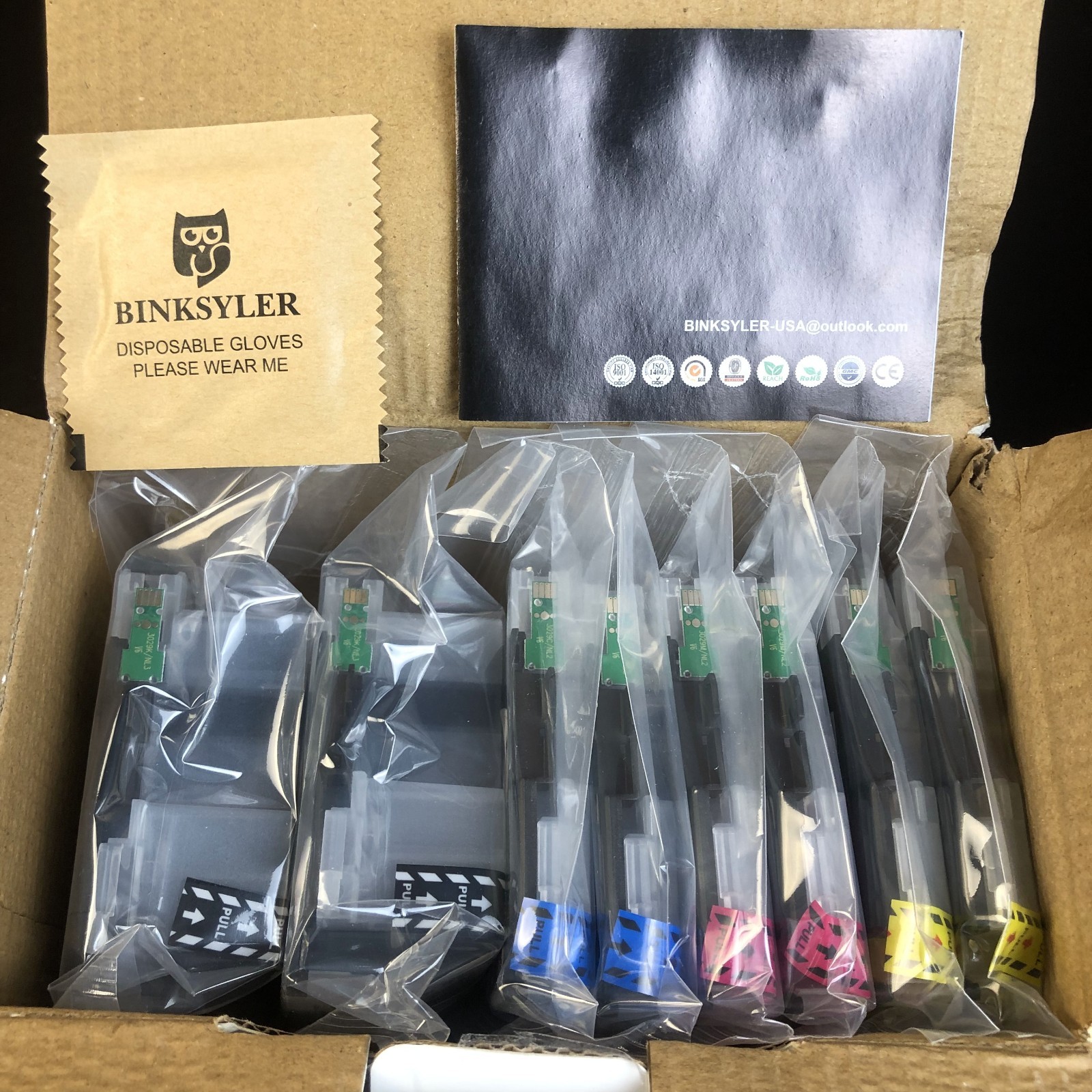8 pack  LC3029XXL Ink Cartridges for Brother LC3029 LC3029BK Inkjet Work MFC