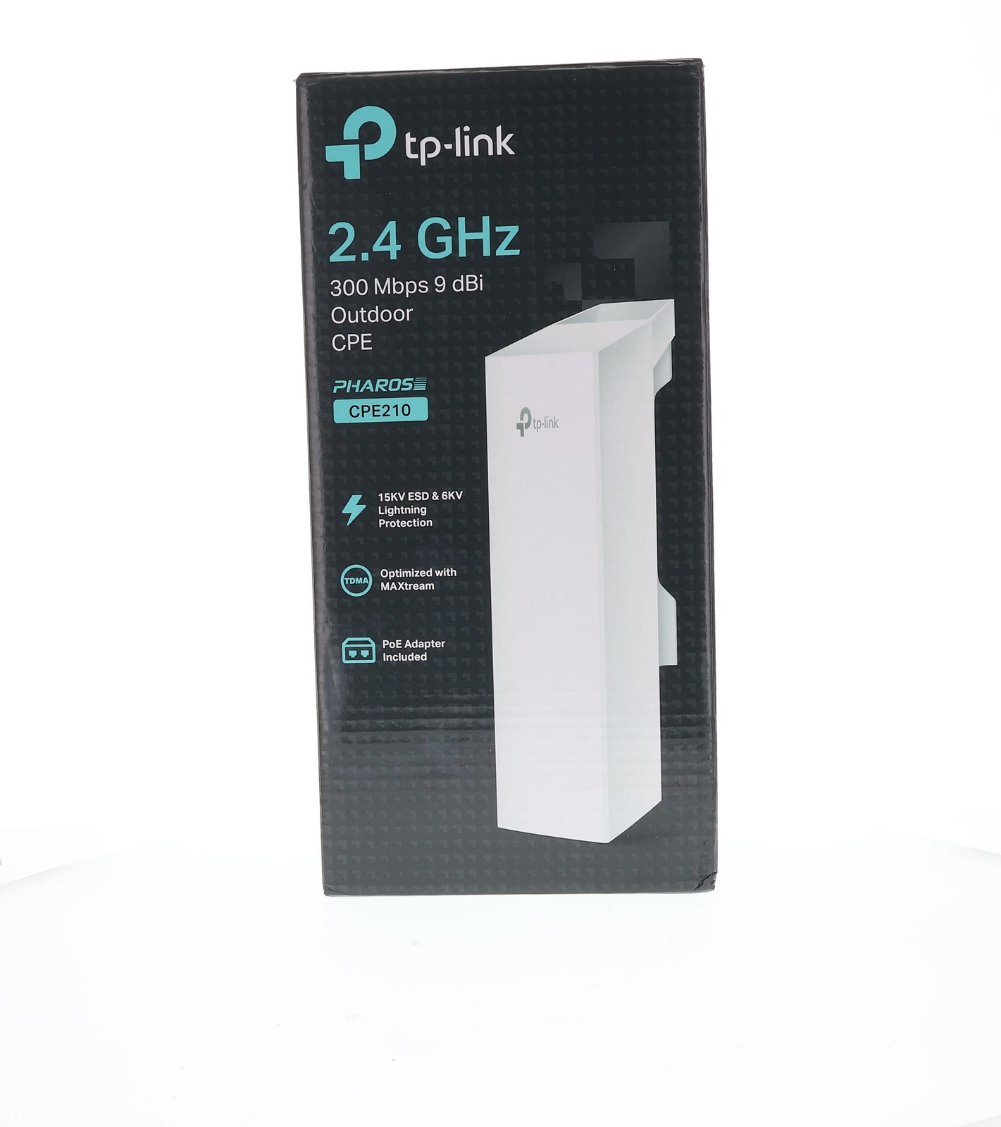 TP-Link CPE210 2.4GHz N300 Long Range Outdoor Wireless CPE PtP PtMP Antenna
