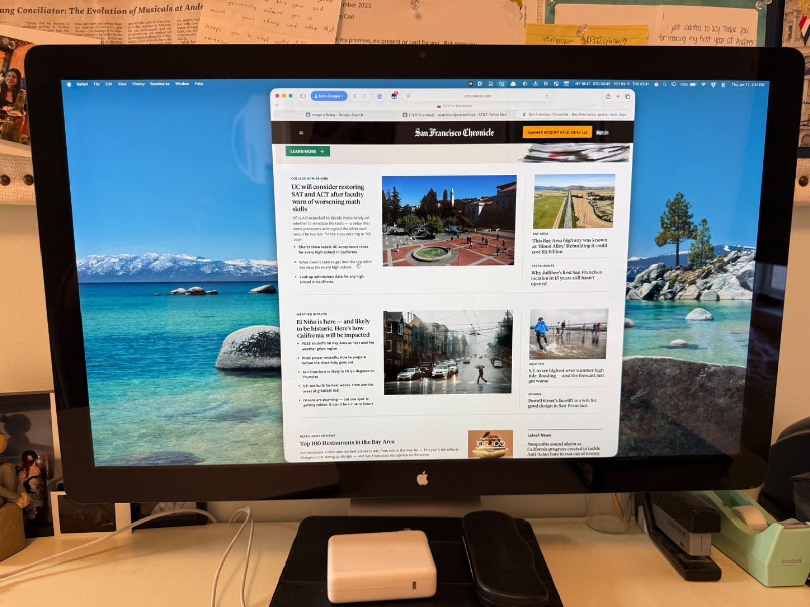 Grade A Cinema Display A1316 27" LED Backlit 2560x1440 QHD 16:9 Monitor Chips