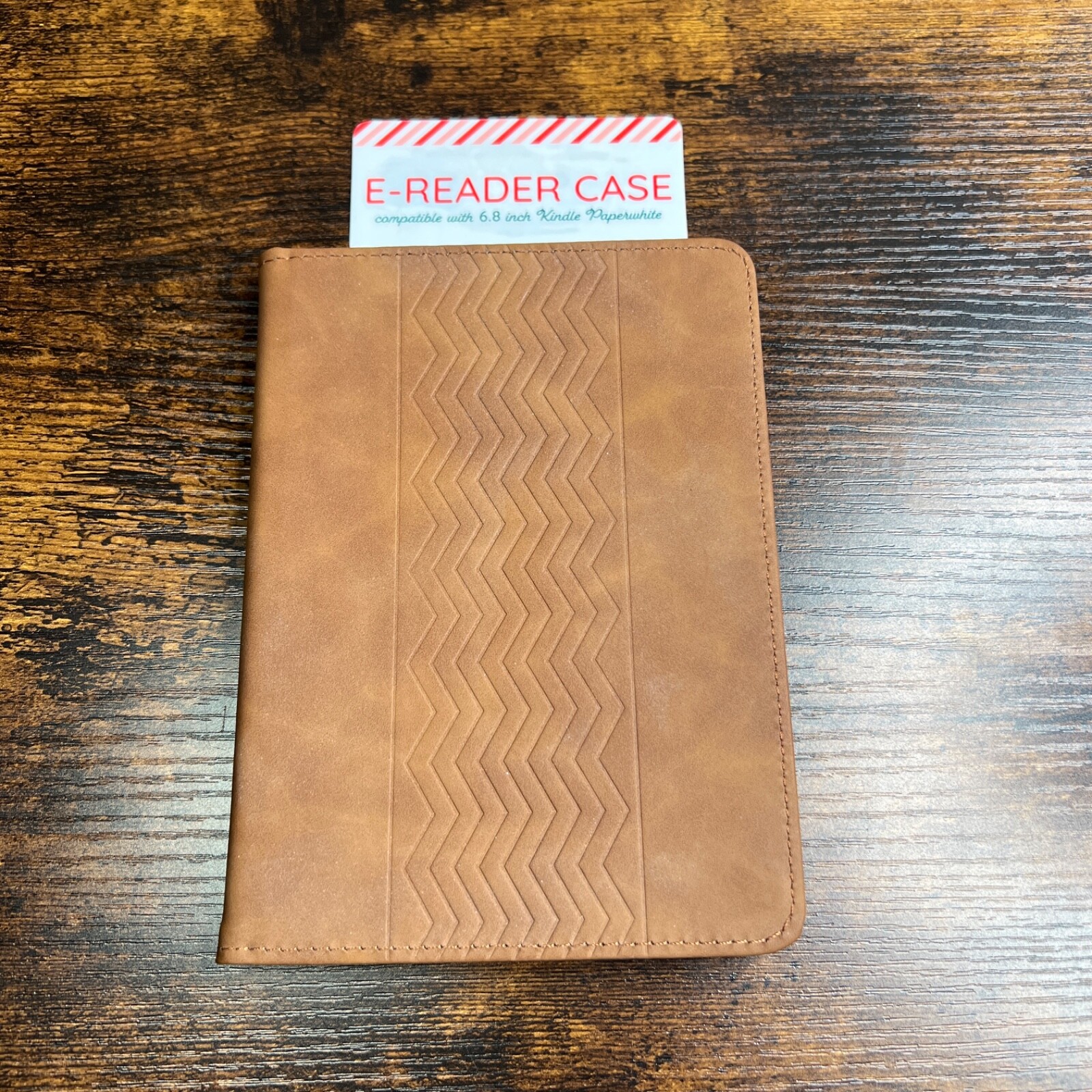 E-Reader Kindle Paperwhite Case Brown 6.8" Target Bullseye's Playground NWT
