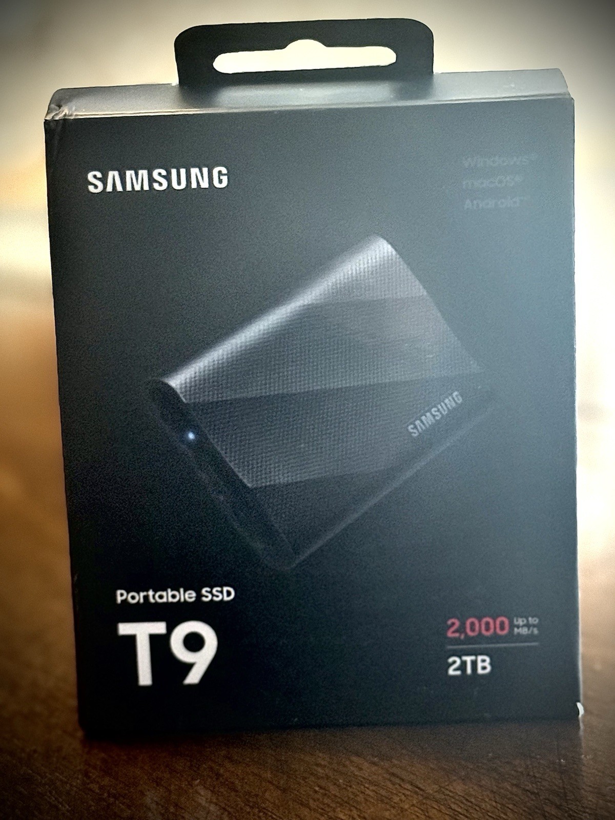 Samsung T9 2TB Portable SSD ⚡️Up To 2000 Mbps; MU-PG2T0B (Refurbished, Sealed)