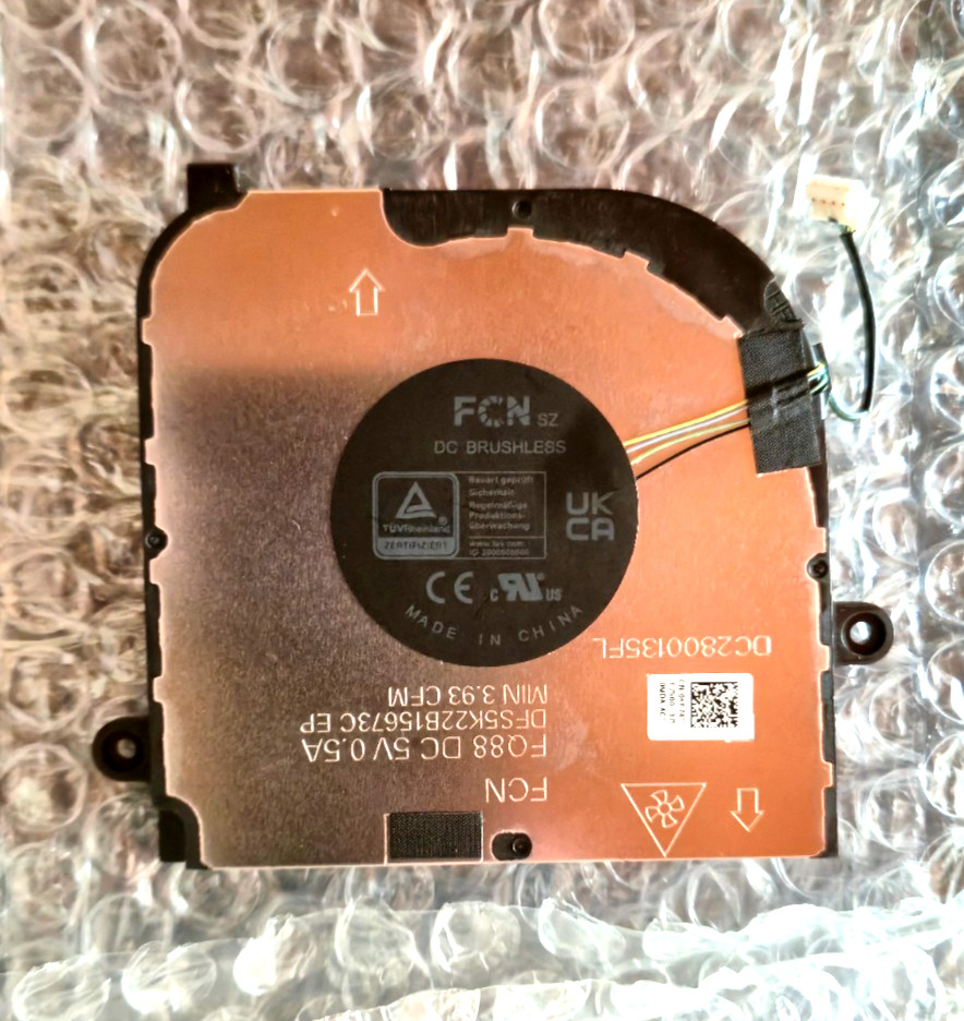 Fan 0KF74T DFS5K22B15673C FO88  DC2800135FL Latitude 5440 Precision 3480 0.5A 5V