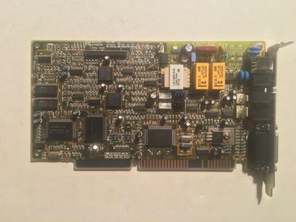Aztech sound card with fax modem, 050-516925-404, fcc# 4j2sng-31011-pt-e