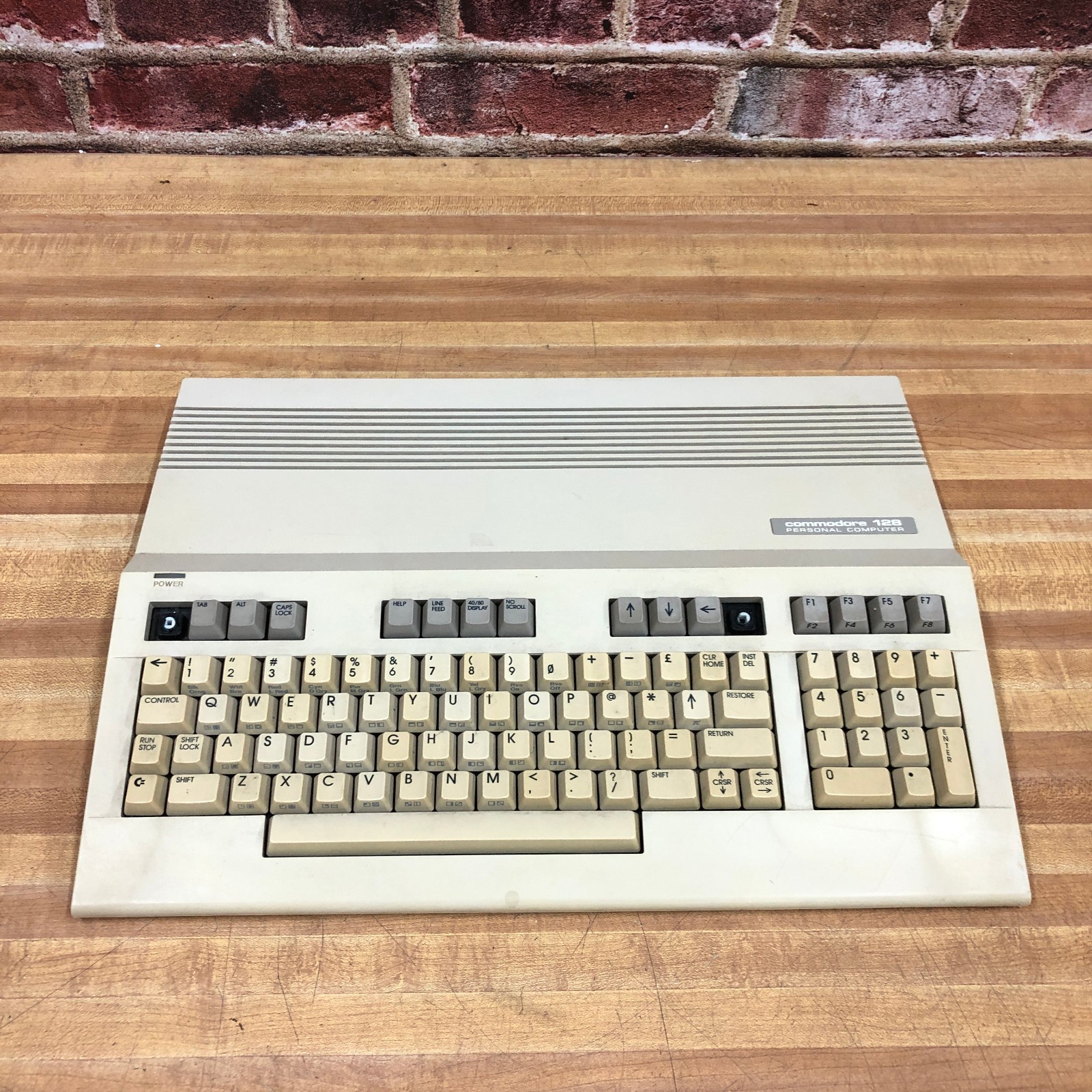 Vintage Commodore 128 C128 Personal Computer For Parts/No Power Supply