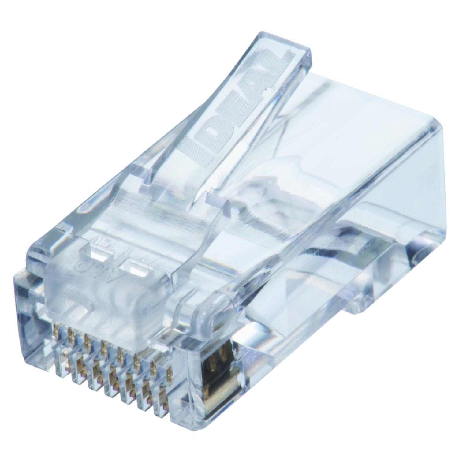 Ideal 85-376 CAT6 Feed-Thru Modular Plugs -50 Pk