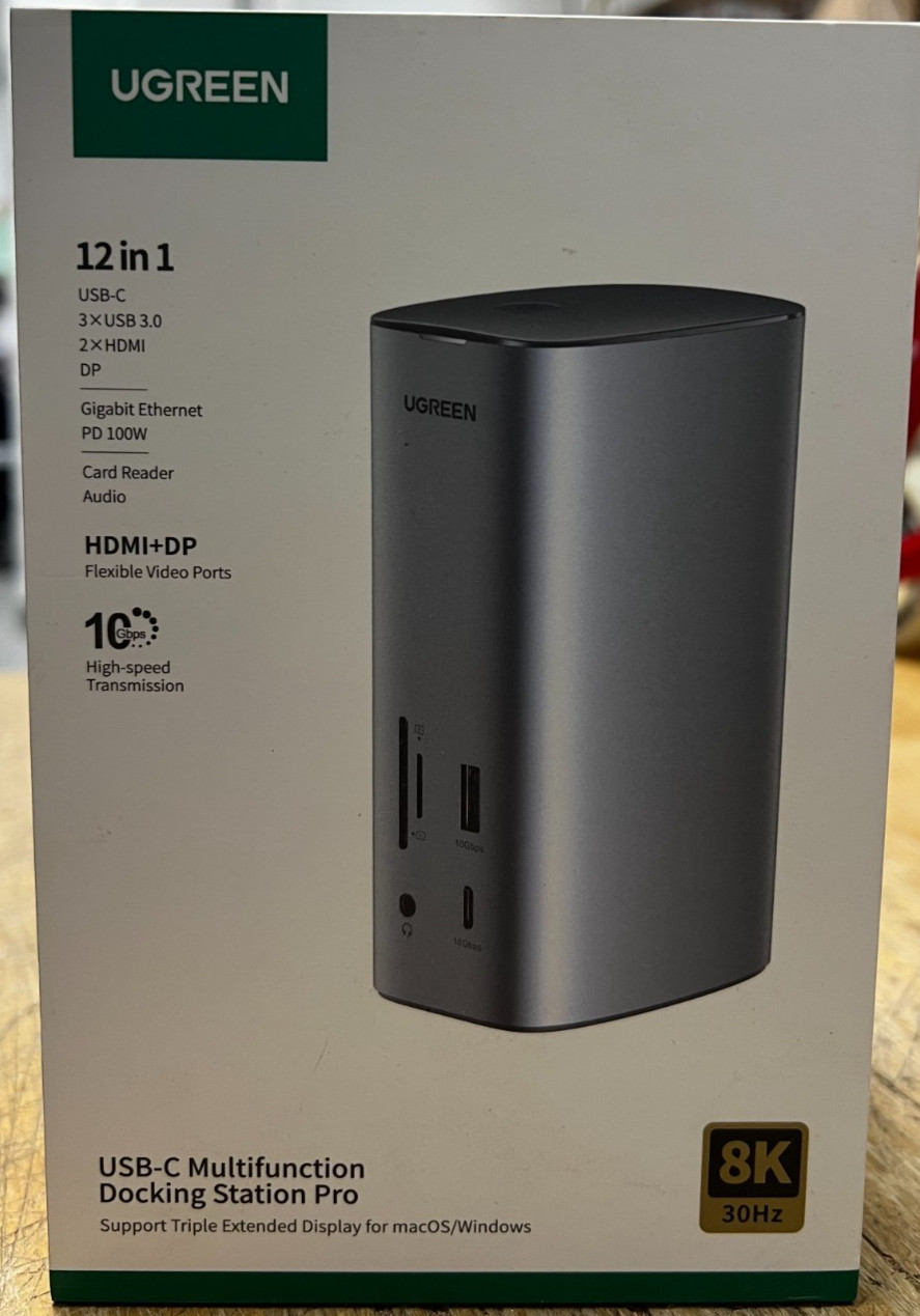 UGREEN USB-C 12 IN 1  Multifunction Docking Station Pro Model CM555
