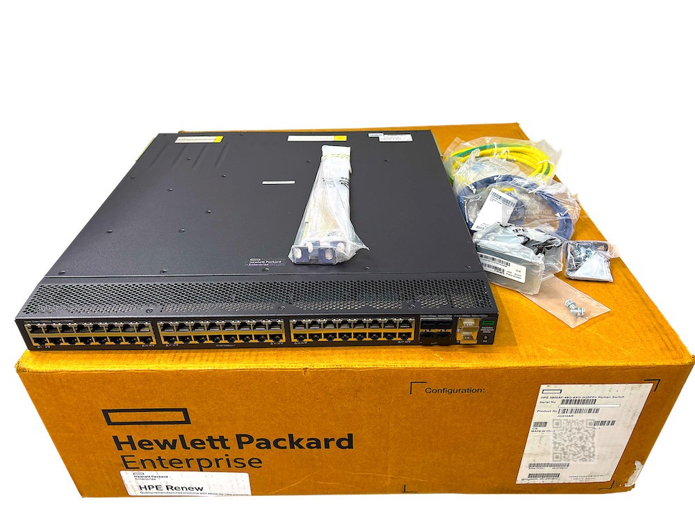JG510A I HPE 5900AF-48G-4XG-2QSFP+ Networking Switch 0235A0XC RENEW OPEN BOX