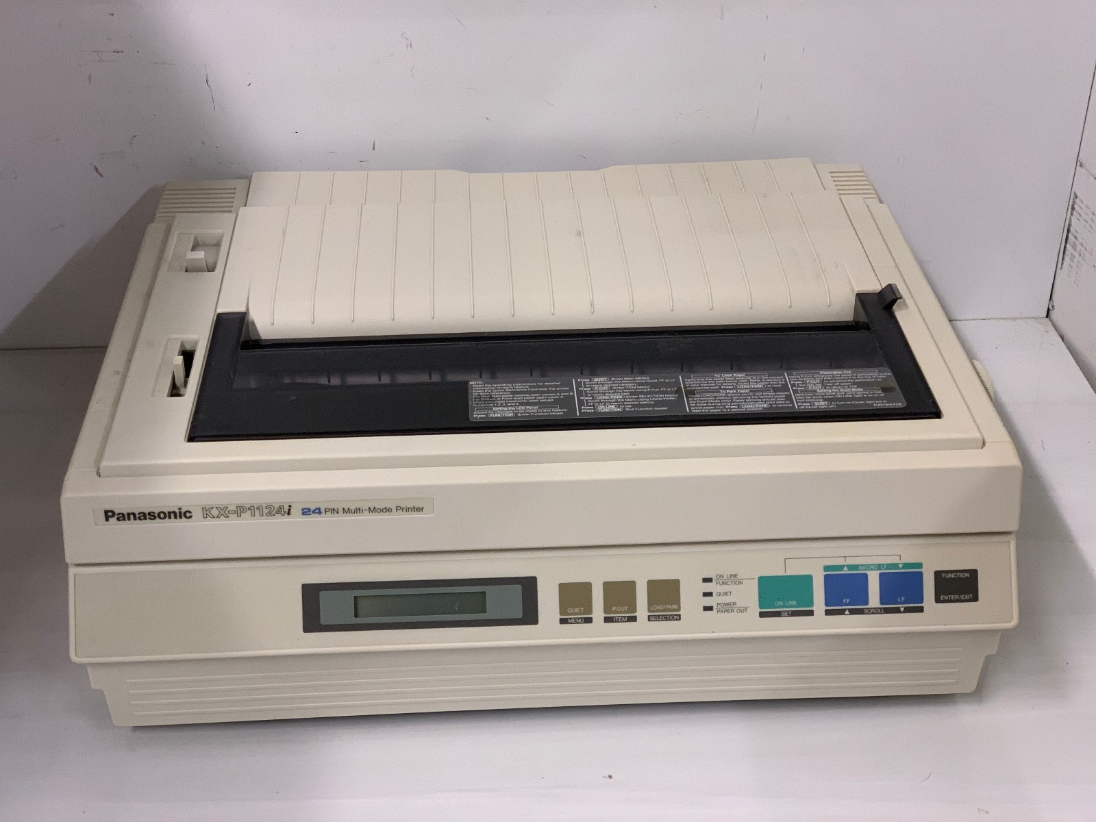 Panasonic KX-P1124i 24-Pin Dot Matrix Impact Printer Parallel Vintage Japan