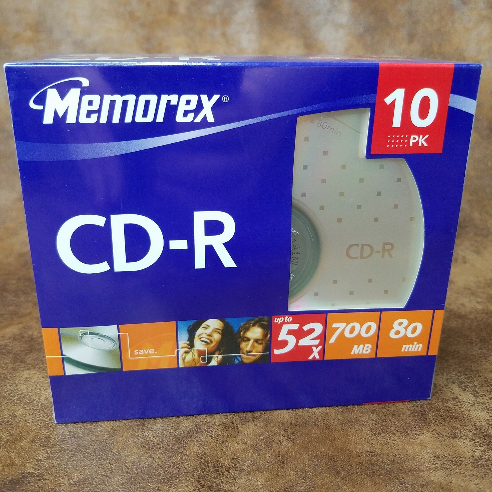 Memorex CD-R 10 Pack Recordable Compact Disc Multi Speed 700 MB 80 Minutes