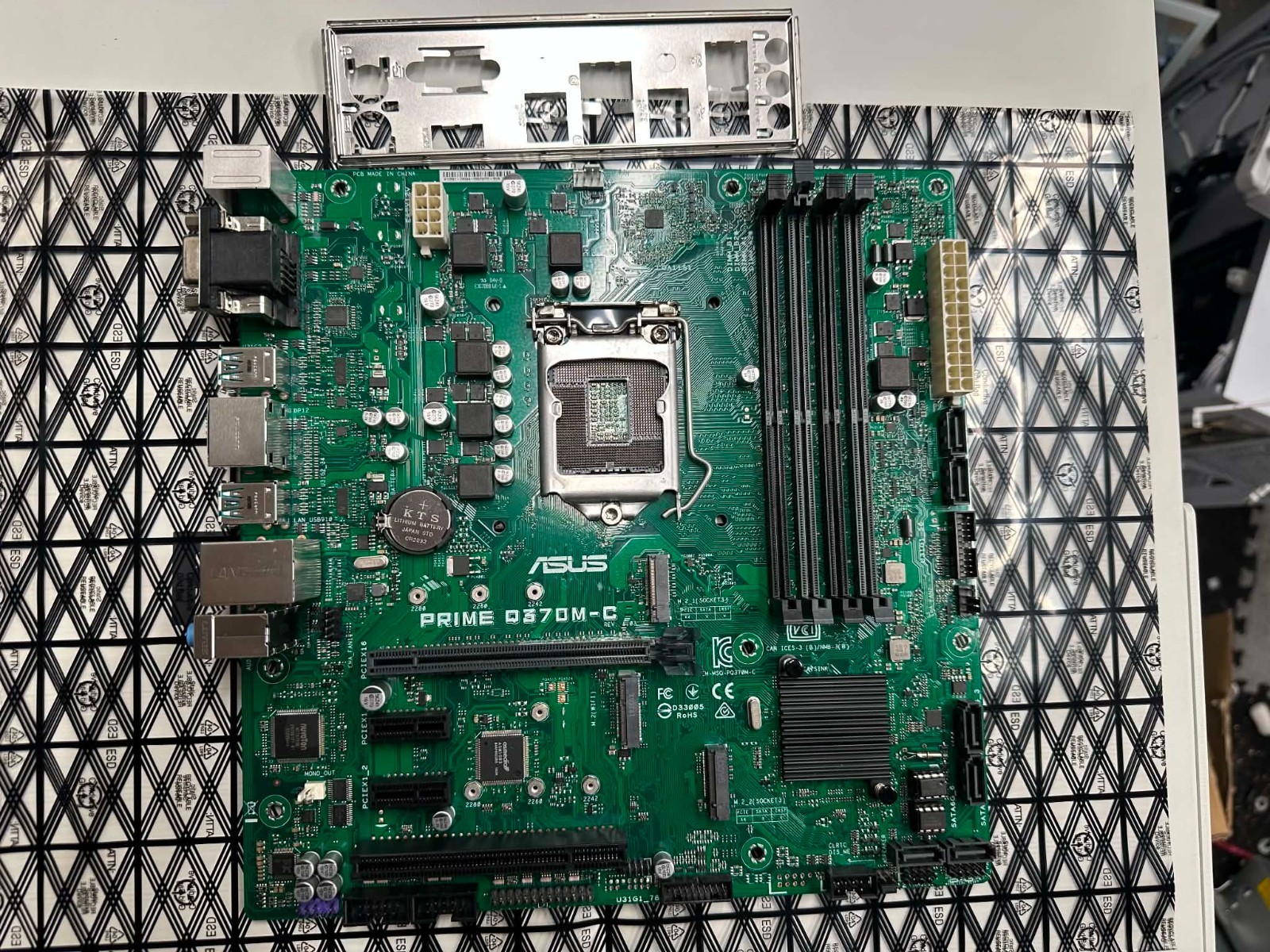 ASUS PRIME Q370M-C Motherboard LGA1151 Intel Q370 DDR4 Micro ATX Tested With I/O