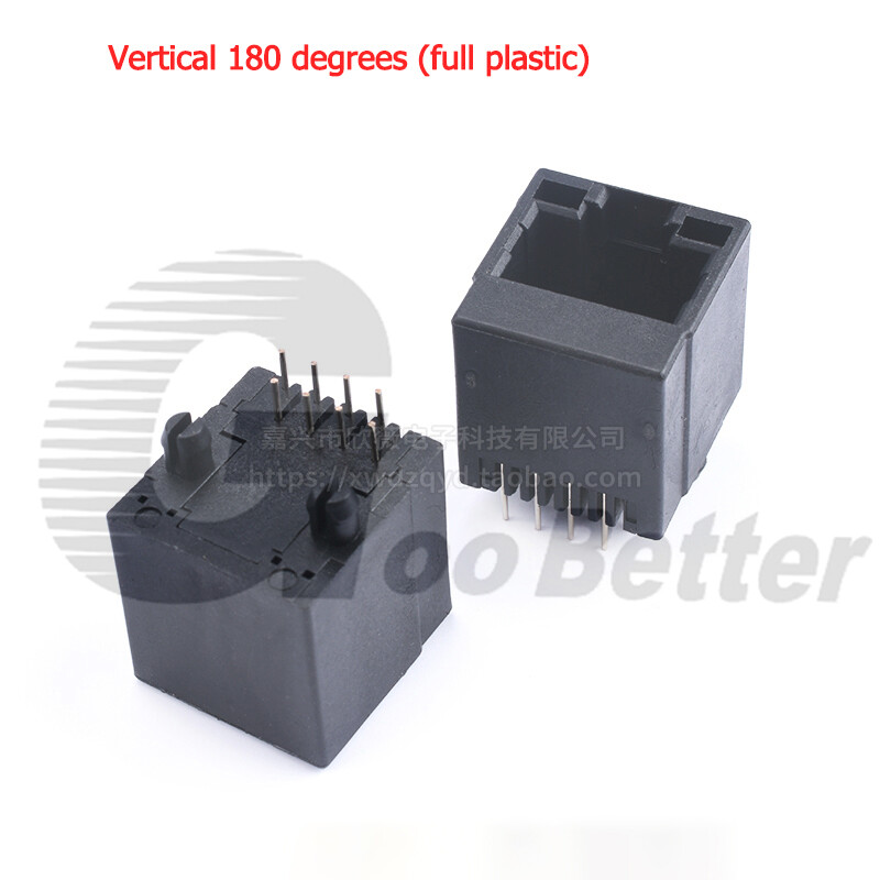 RJ45 Sockets Adapter Connector Plug PCB Mount Shielded Network With/ Without LED