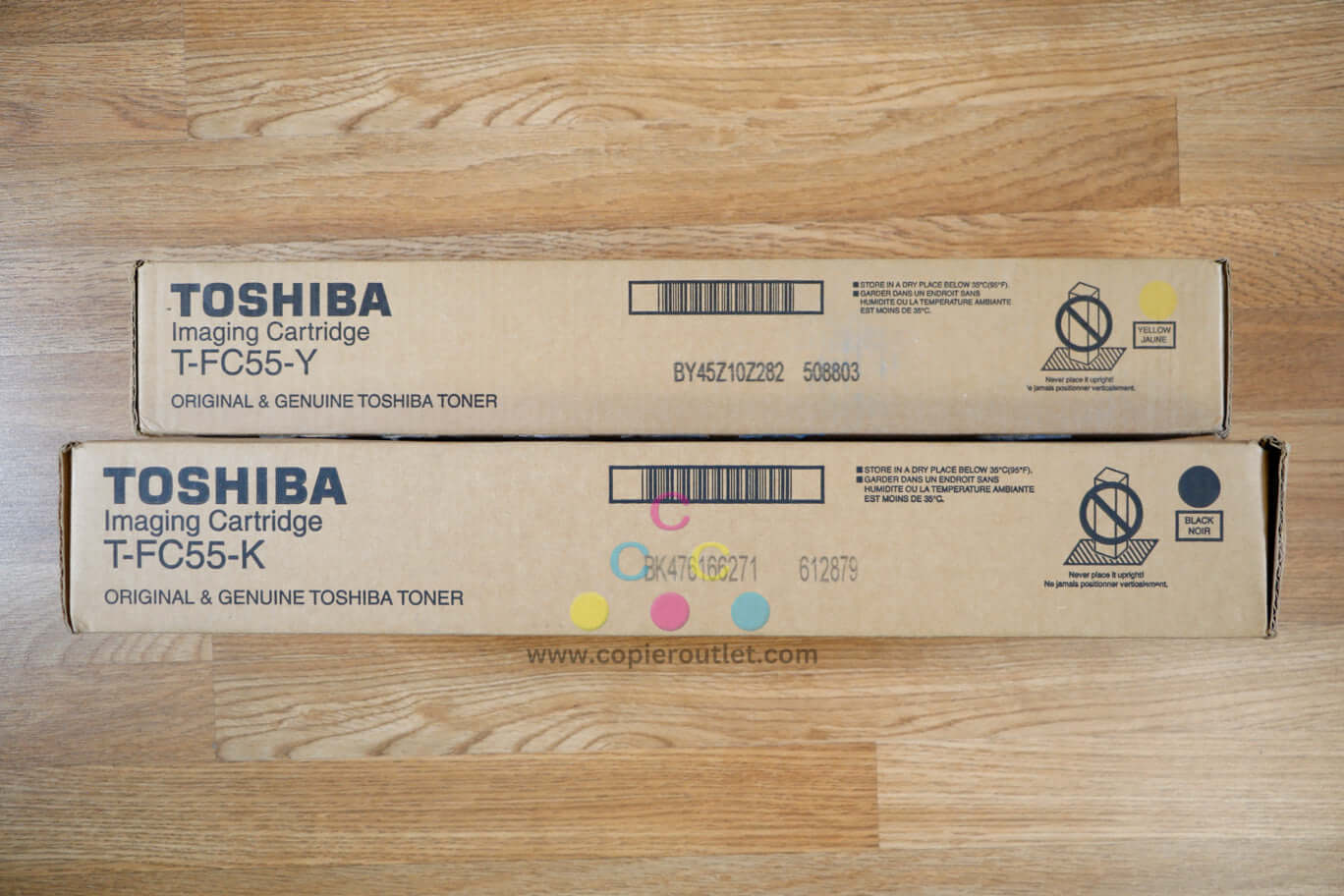 Genuine Toshiba T-FC55 YK Toner Cartridges eSTUDIO 5520C/6530C Same Day Shipping