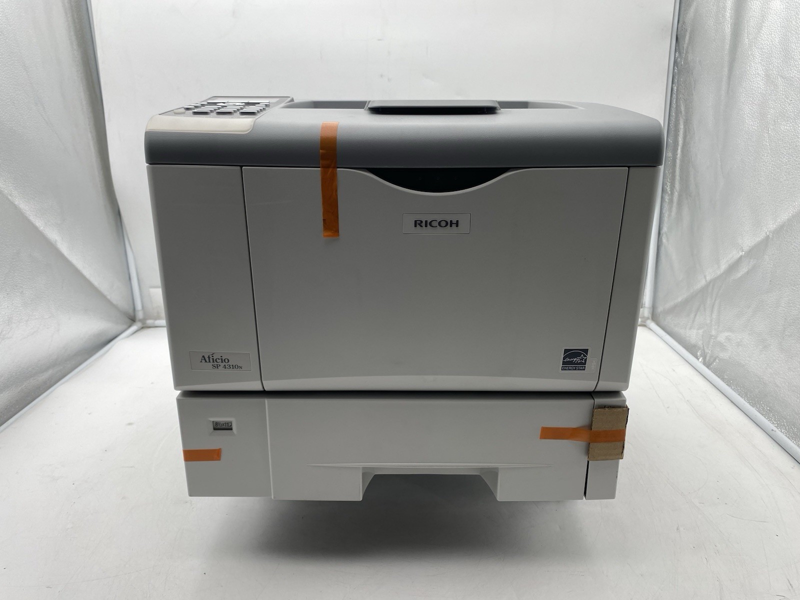 Ricoh Aficio SP 4310N Monochrome Laser Printer No Toner