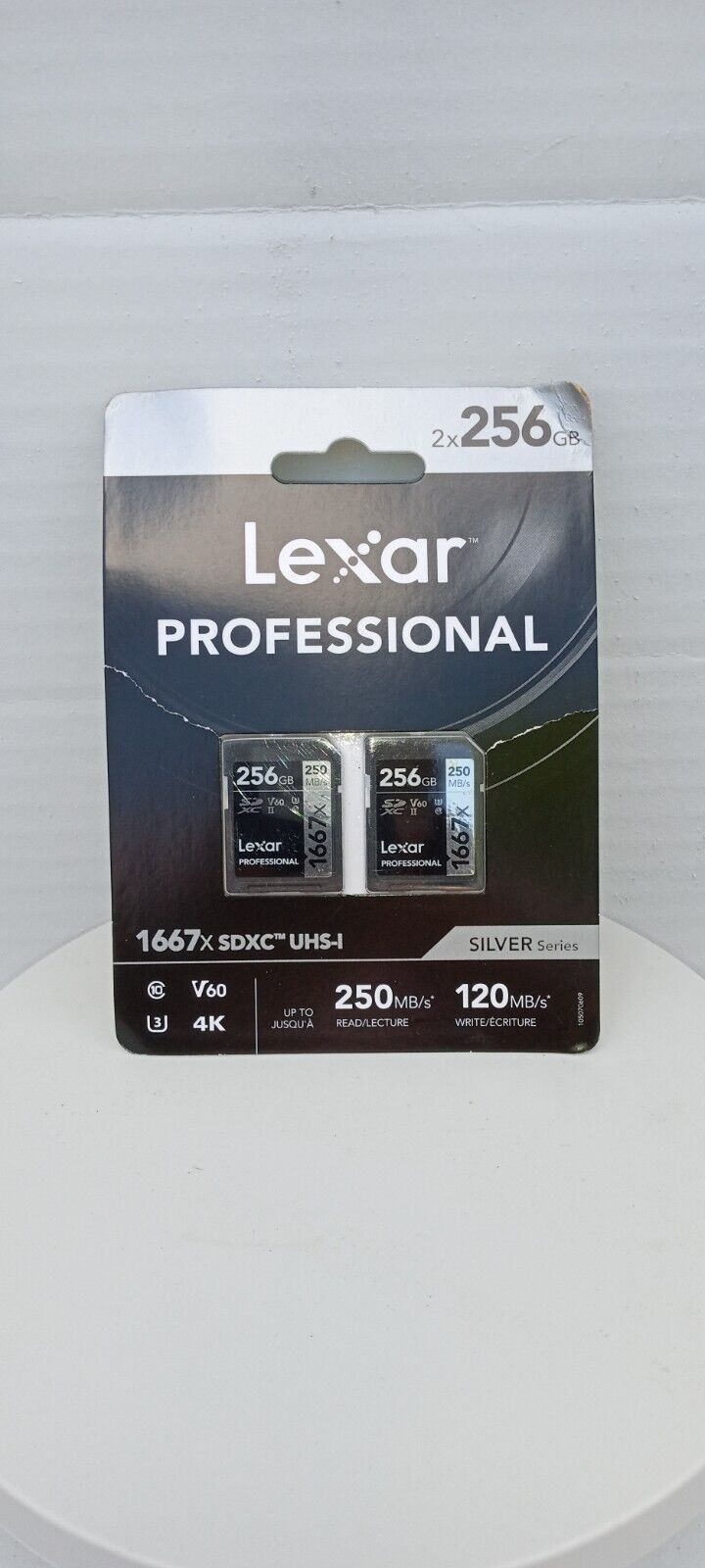 LEXAR Professional 1667x SDSX UHS-1 256GB 120MB/s two pack