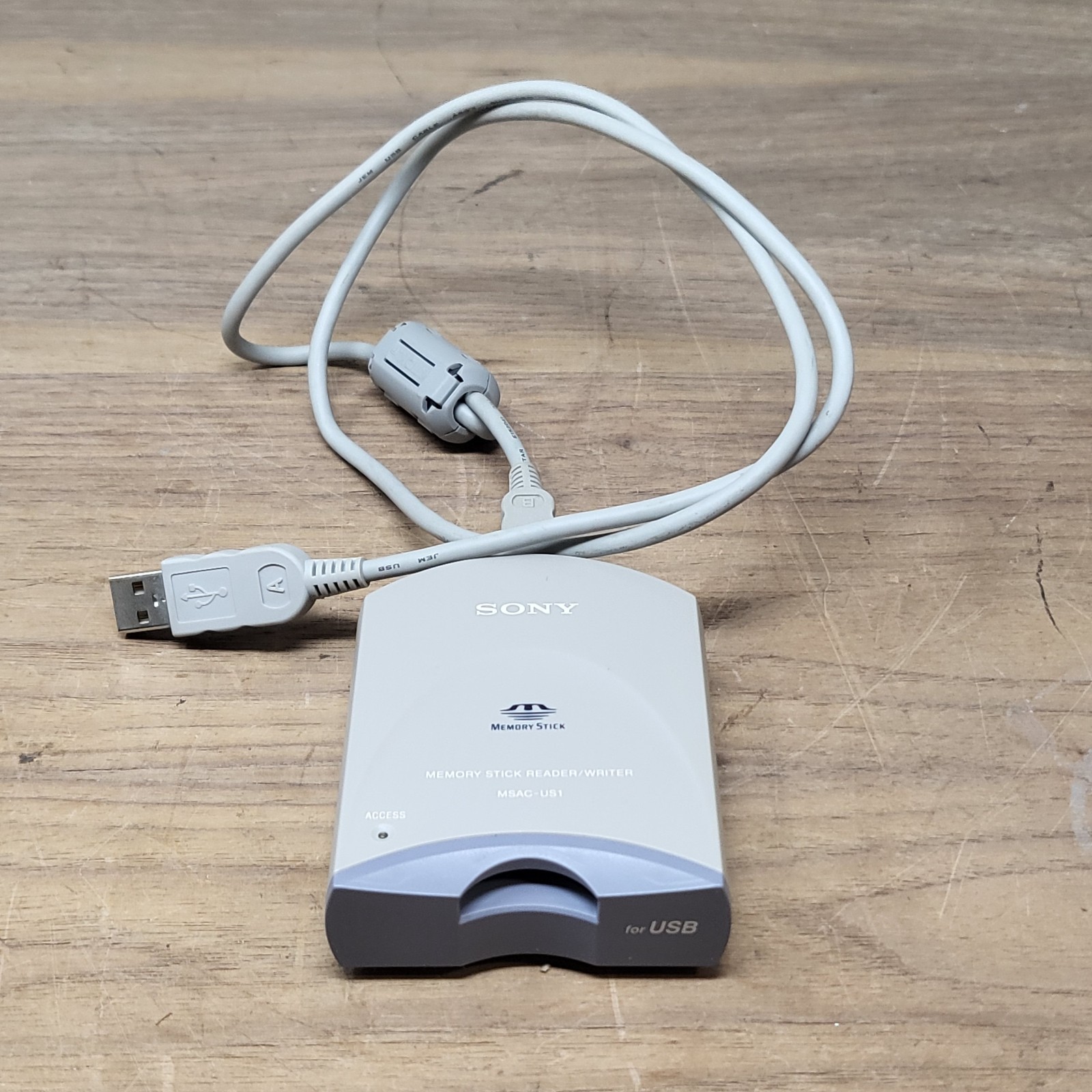 Sony MSAC-US1 Memory Stick USB Reader Writer Made in Japan Vintage OEM