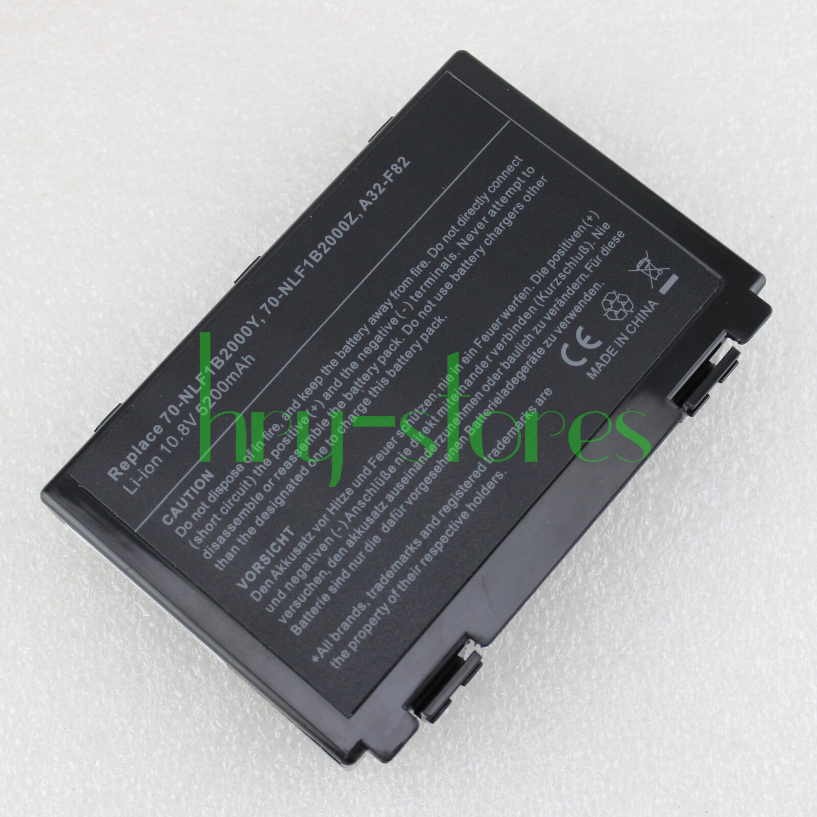 Battery for Asus F82 K60IJ K50IJ K50I K60I X8D A32-F82 A32-F52 L0690L6 L0A2016