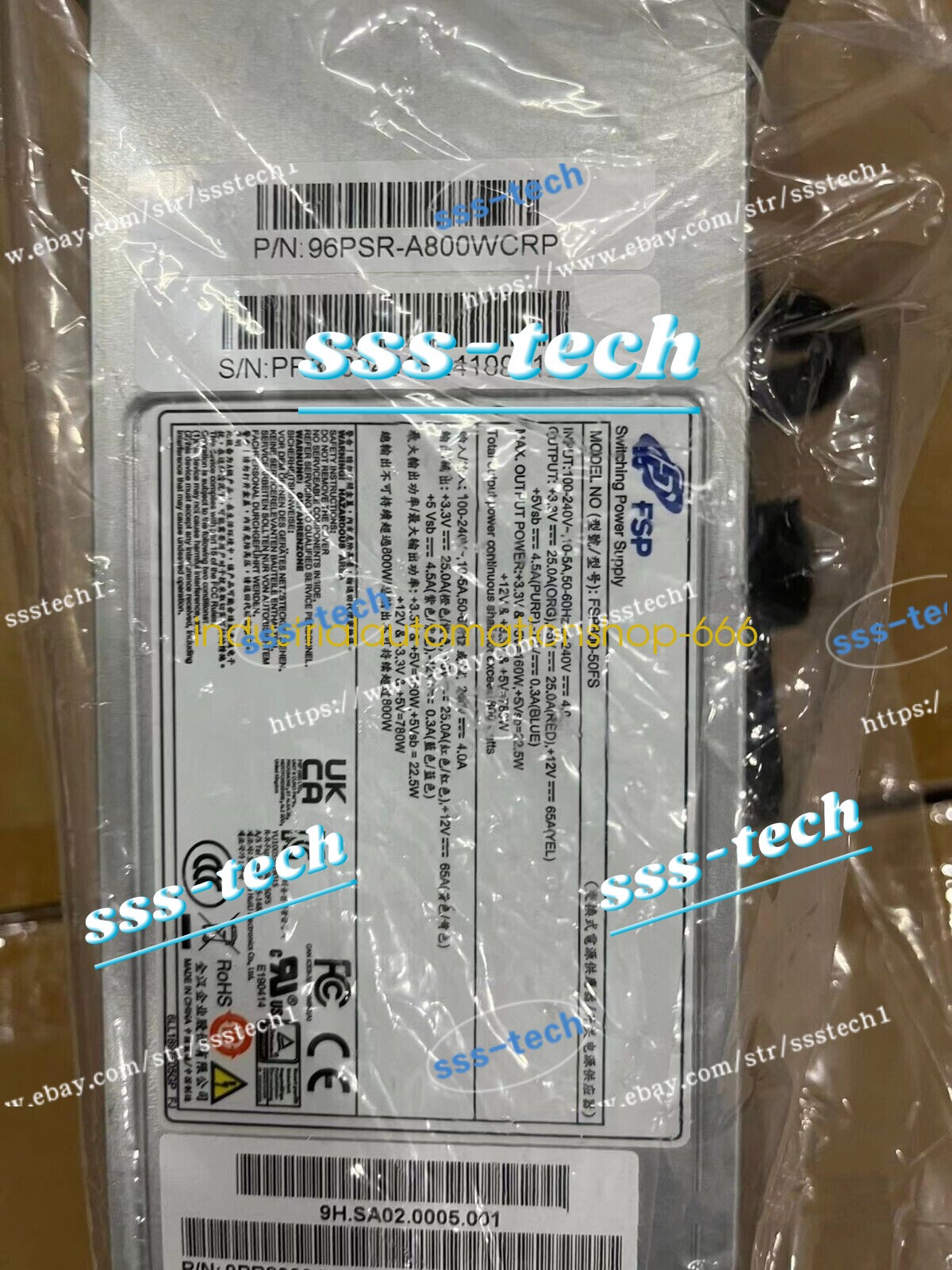 1PCS NEW FSP800-50FS power module Via DHL or FedEX