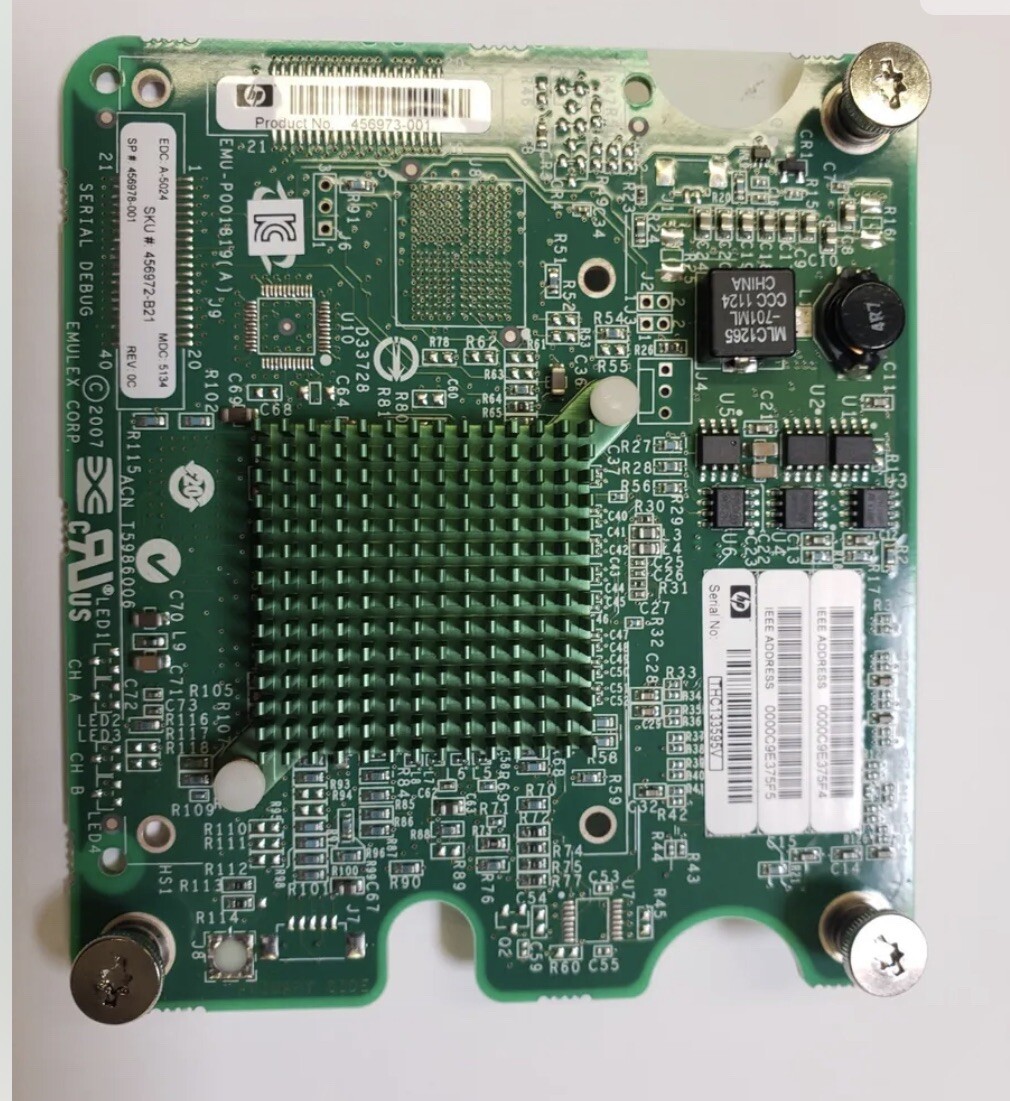 NEW HP 456973-001 HP BLC EMULEX LPE1205 FC HBA 8GB