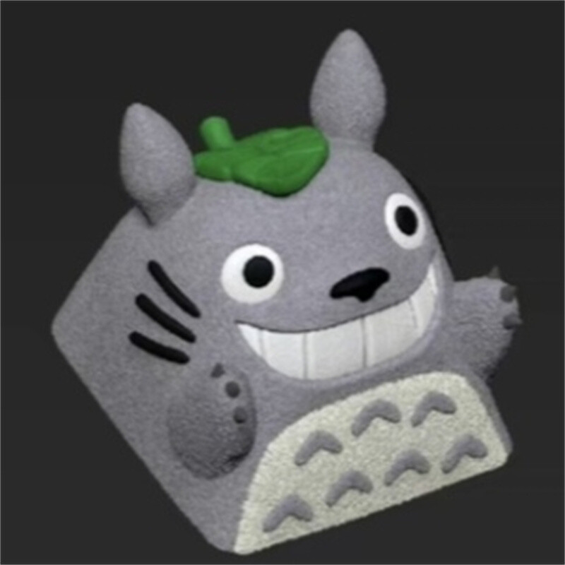 1PC MY NEIGHBOUR TOTORO Resin Keycap Key Cap For Cross Shaft Mechanical Keyboard