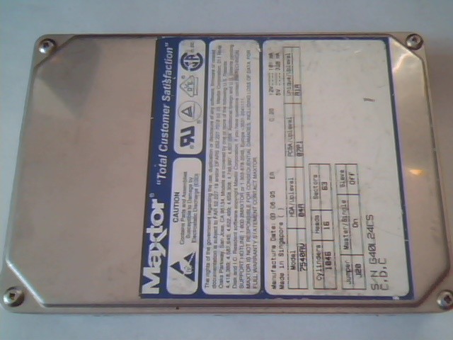 Hard Disk Drive Maxtor 7540AV 04A 07P1 A1A G40L24CS HD