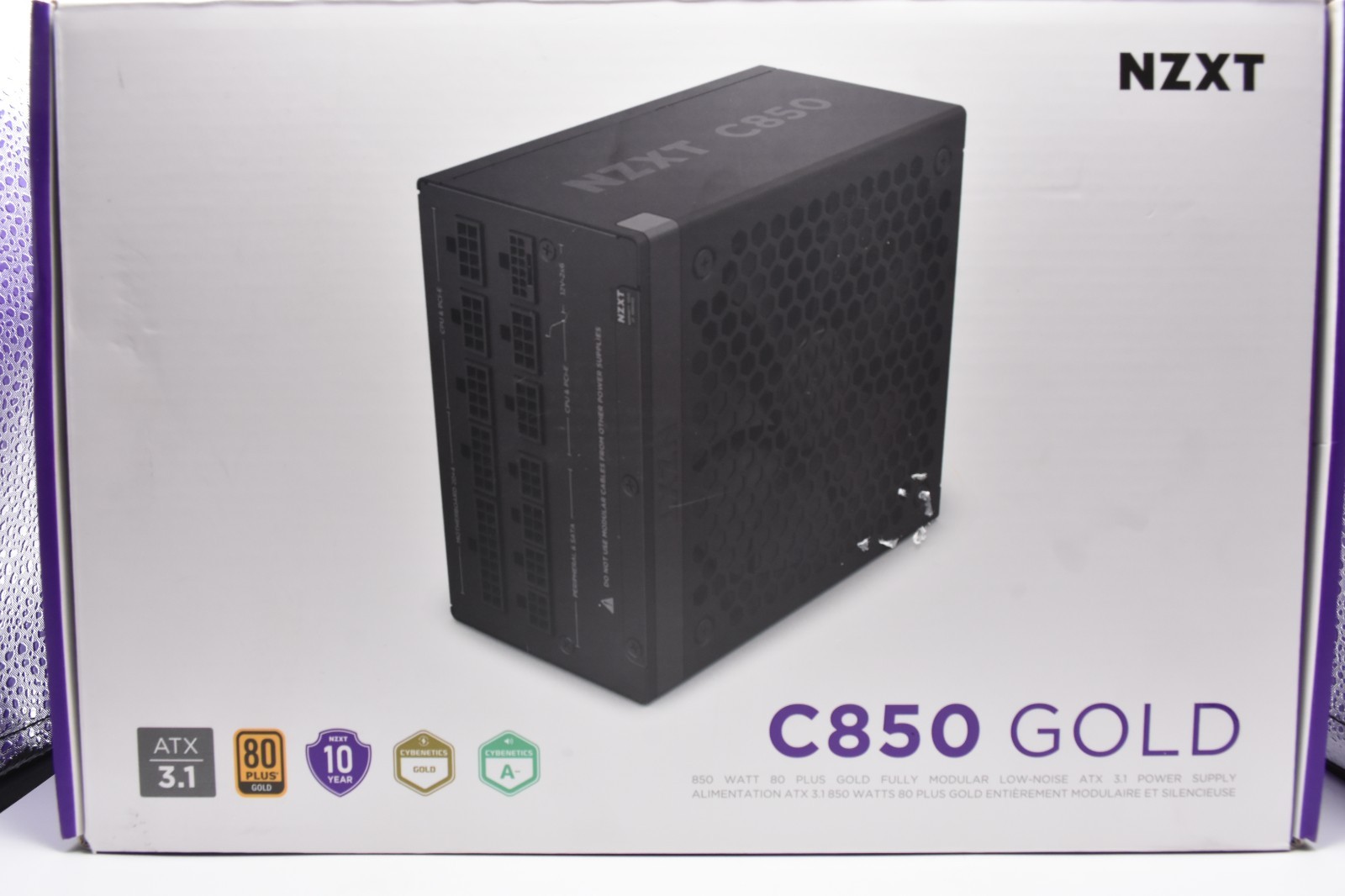 NZXT C850 Gold Power Supply For CPU - Read