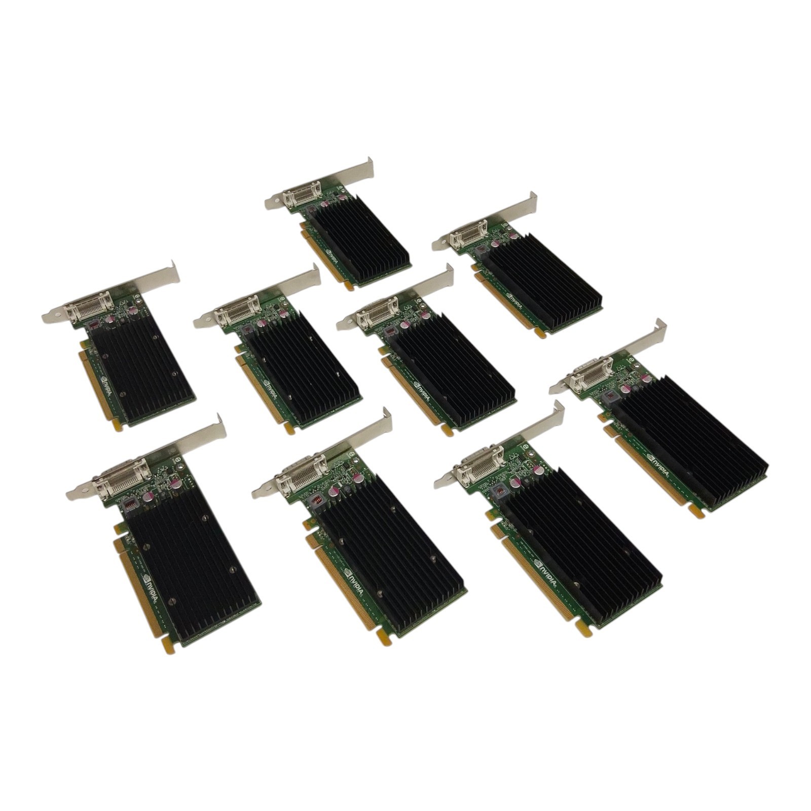 Lot of 9 HP NVIDIA Quadro NVS 300 512MB PCIe x16 Video Cards 625629-002 DMS-59