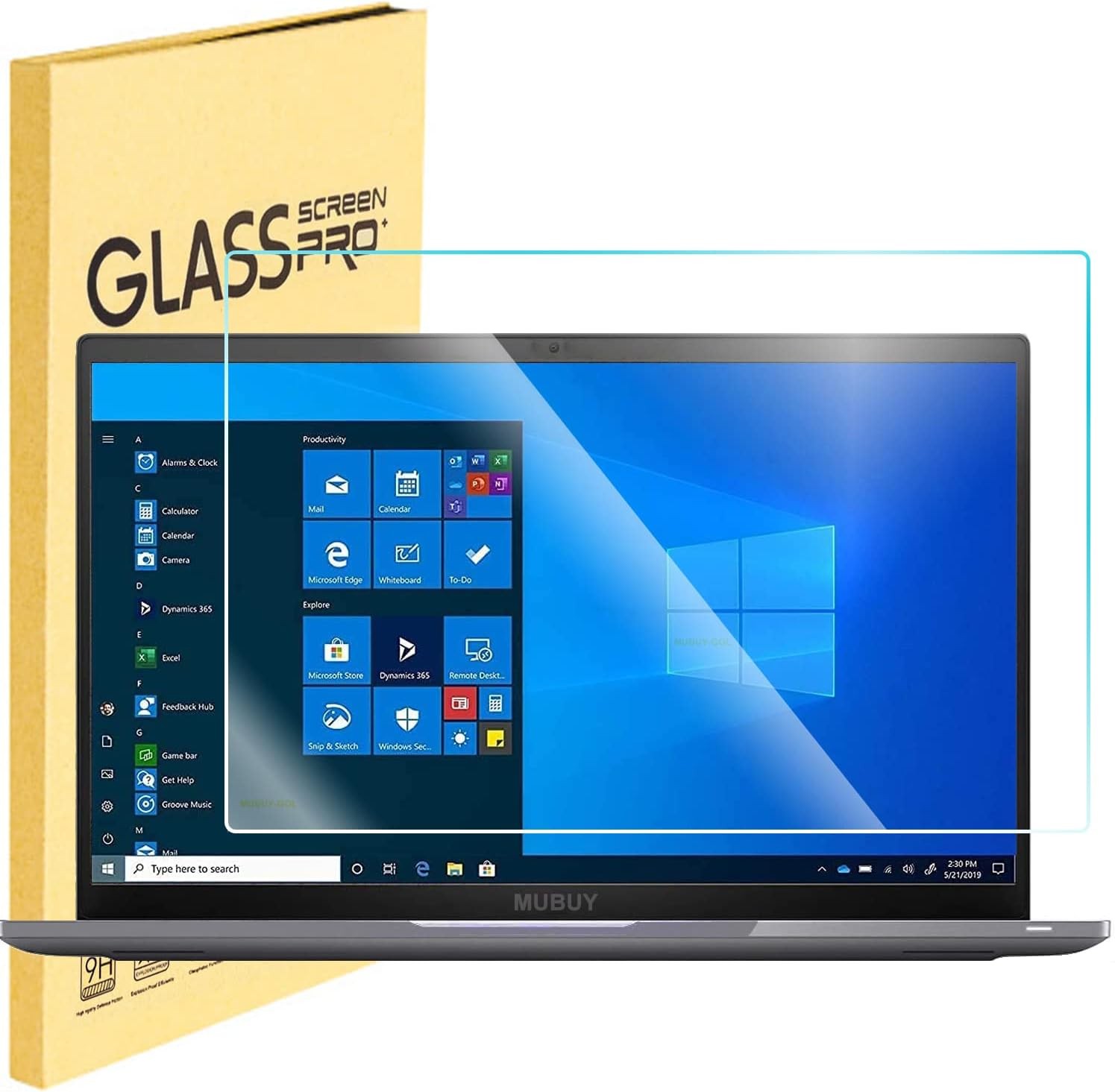 Tempered Glass Screen Protector for 17.3 Inch Laptops - Compatible with HP, Dell