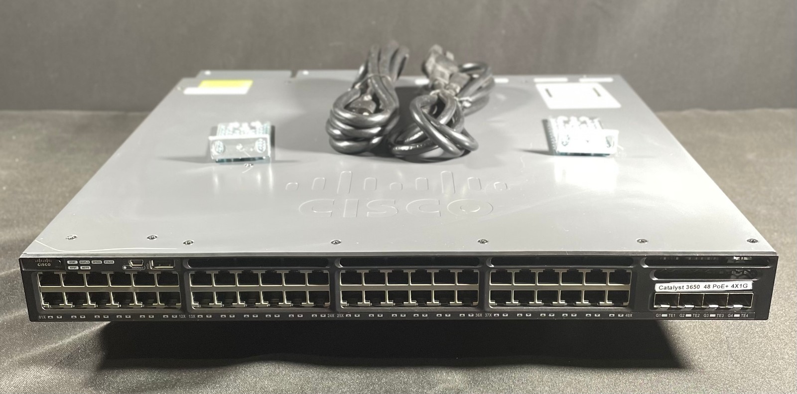 Cisco WS-C3650-48FS-L 48 Port Gigabit Ethernet PoE Switch - Same Day Shipping