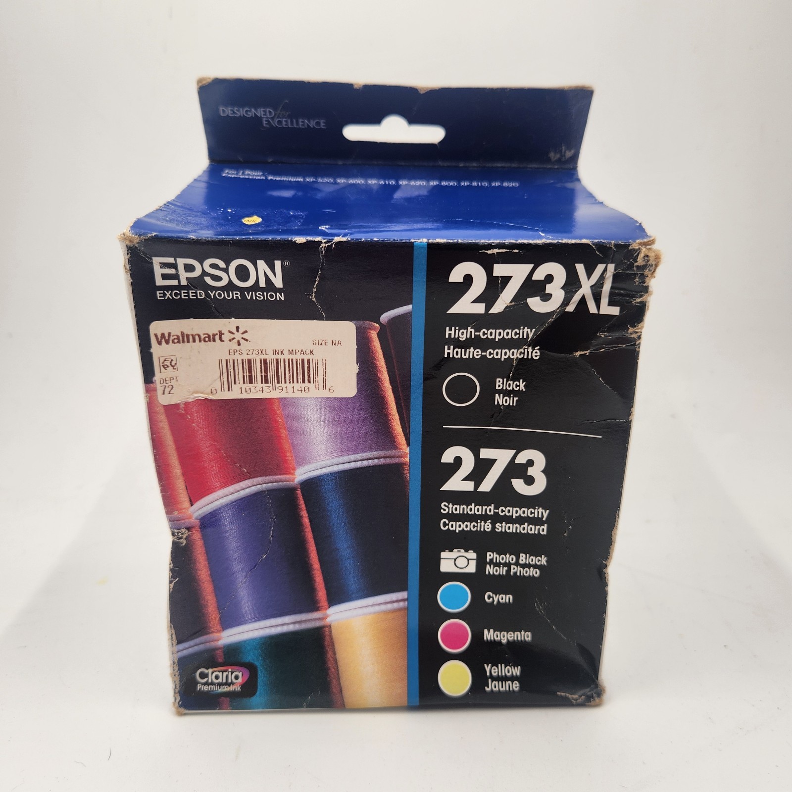 NEW Genuine Epson 273XL / 273 -Printer Ink Cartridge Combo Pack T273XL-BCS 09/23