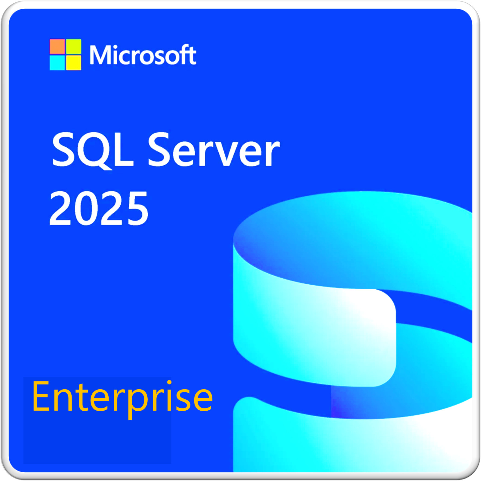 Microsoft SQL Server 2025 Enterprise - 4 Core License (16 Min For New) (USB)
