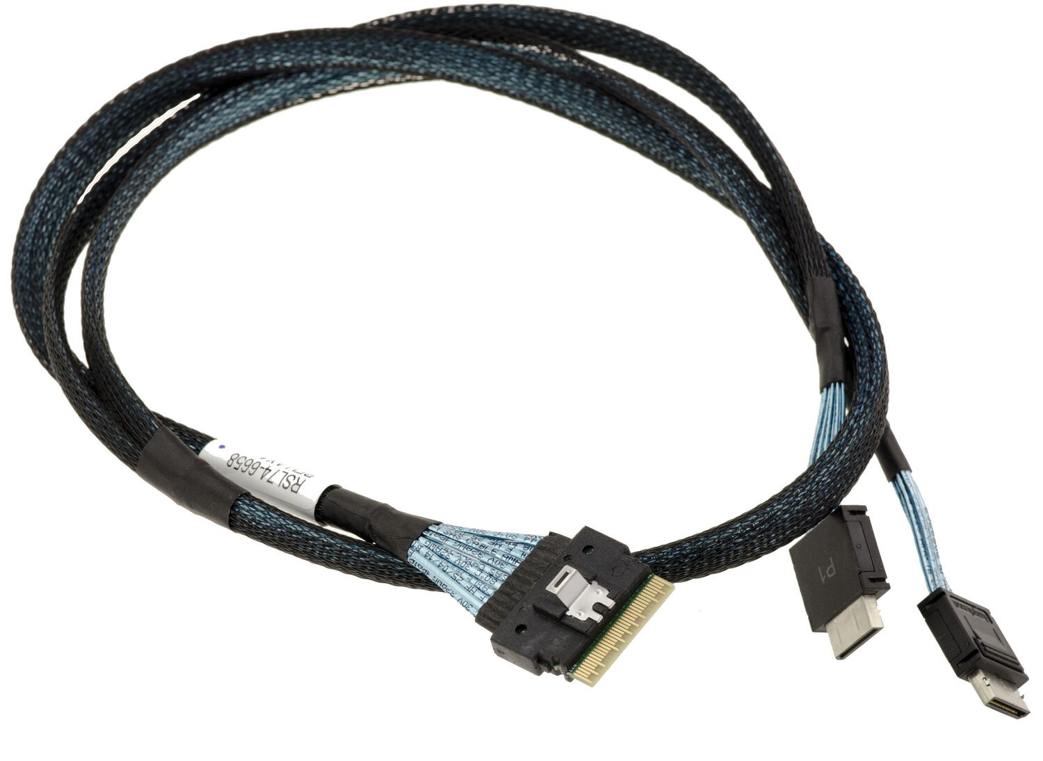 PCIe 4.0 Slim SAS SFF-8654 8i Cable / 2x SFF-8611 SFF-8612 Oculink 80Cm
