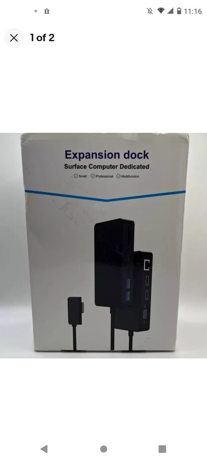 Expansion Dock for Surface Computer Dedicated - Magnetic Connect Docking Station