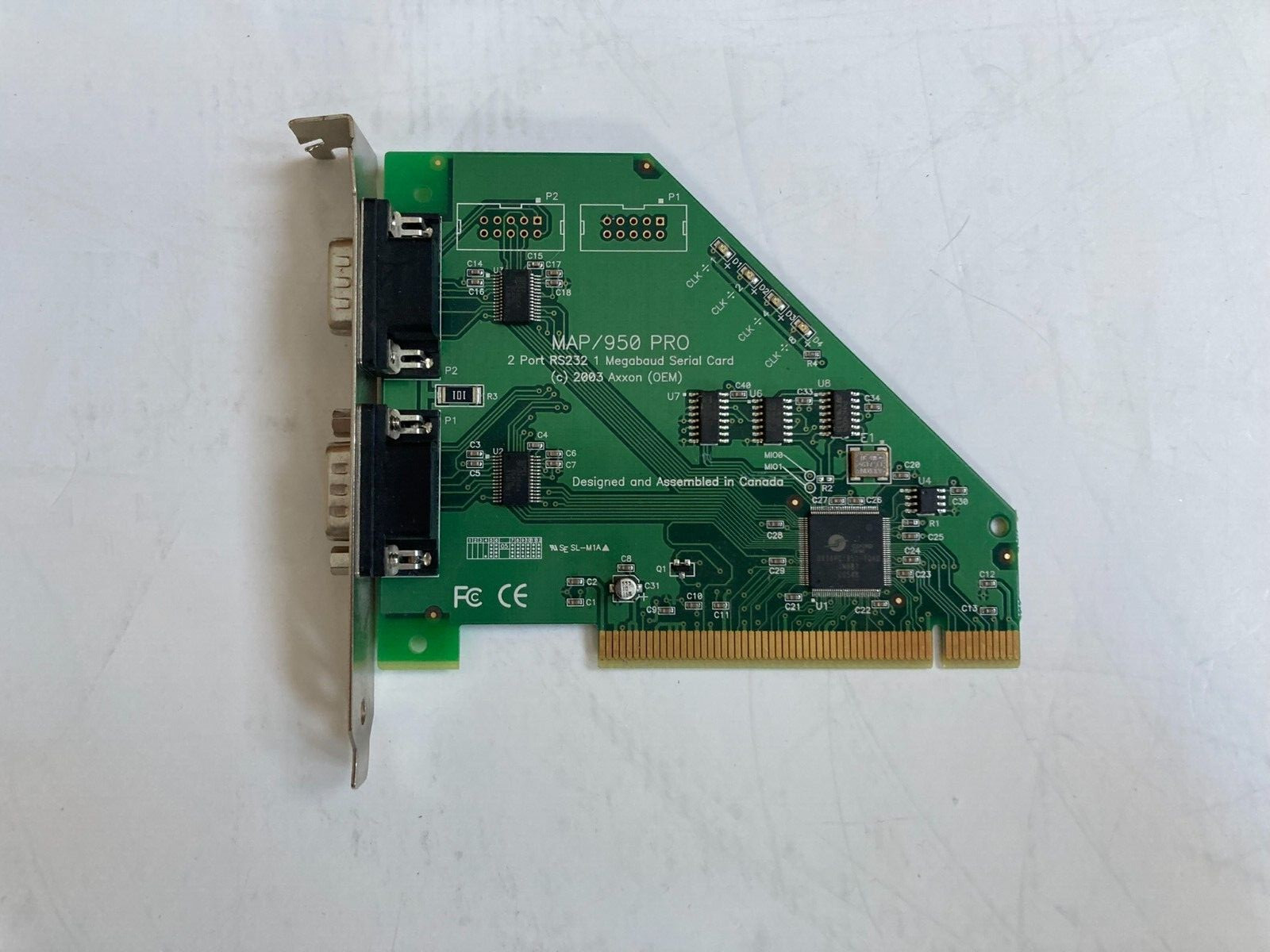 Axxon MAP 950 PRO 2 port RS232 Megabaud Serial Card