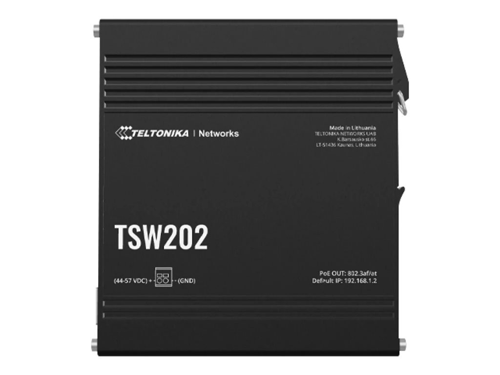 Teltonika TSW202 Managed PoE+ Switch Network Switch 1Gbps TSW202000000