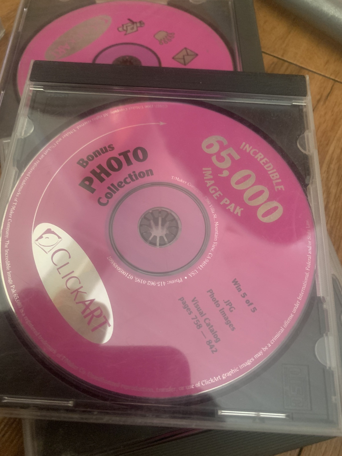 Incredible 65,000 Image Pack Click Art 5 Discs