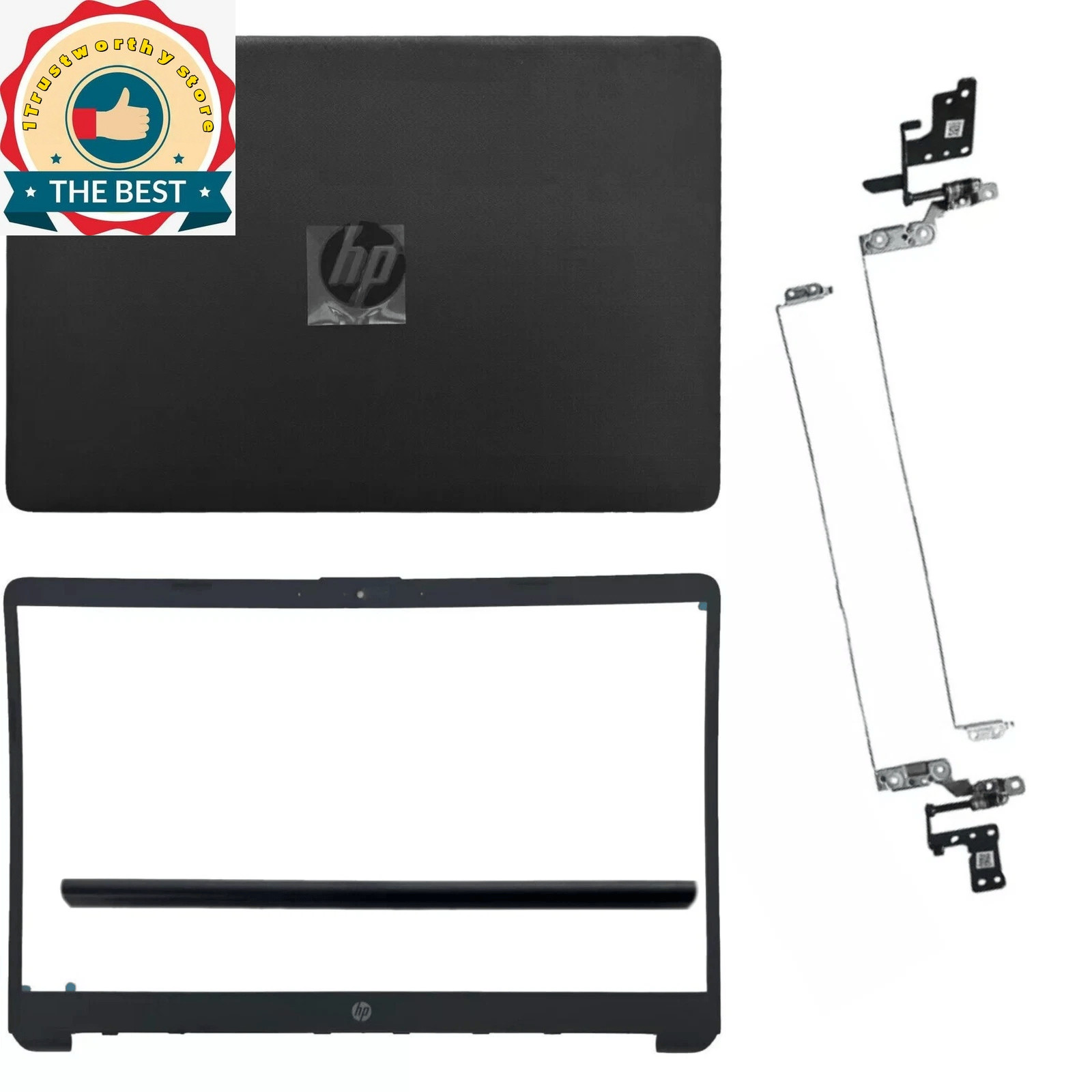 New For HP 15-DW 15S-DY 15S-DU TPN-C139 LCD Back Cover+Bezel+LCD Hinges Cover