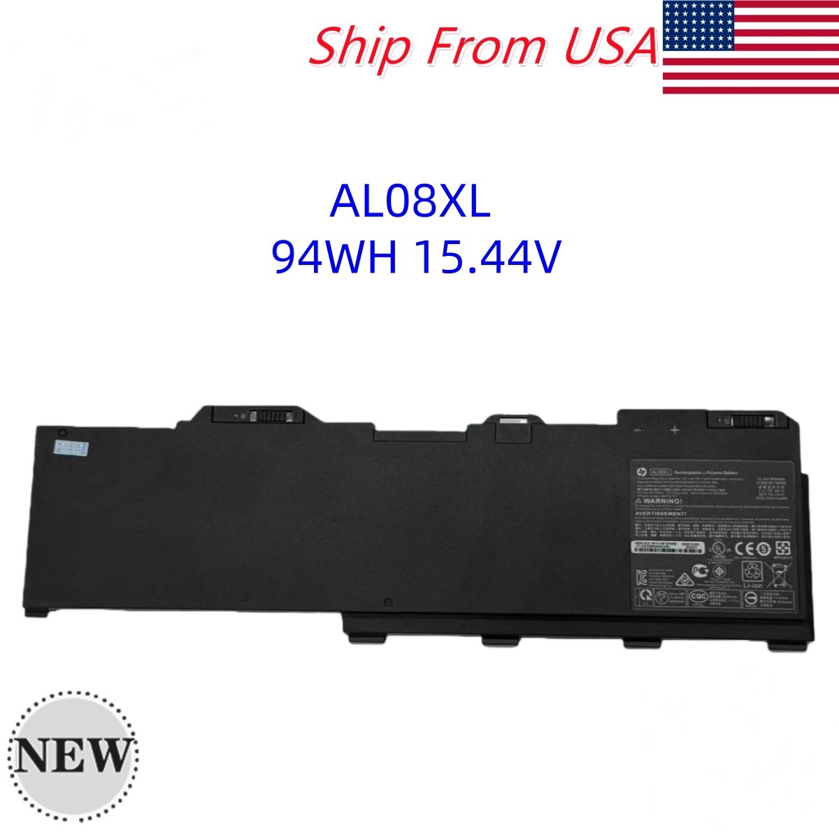 6-CELL NEW Genuine 94Wh AL08XL Battery For HP ZBook Fury 15/17 G7 G8 L86212-001