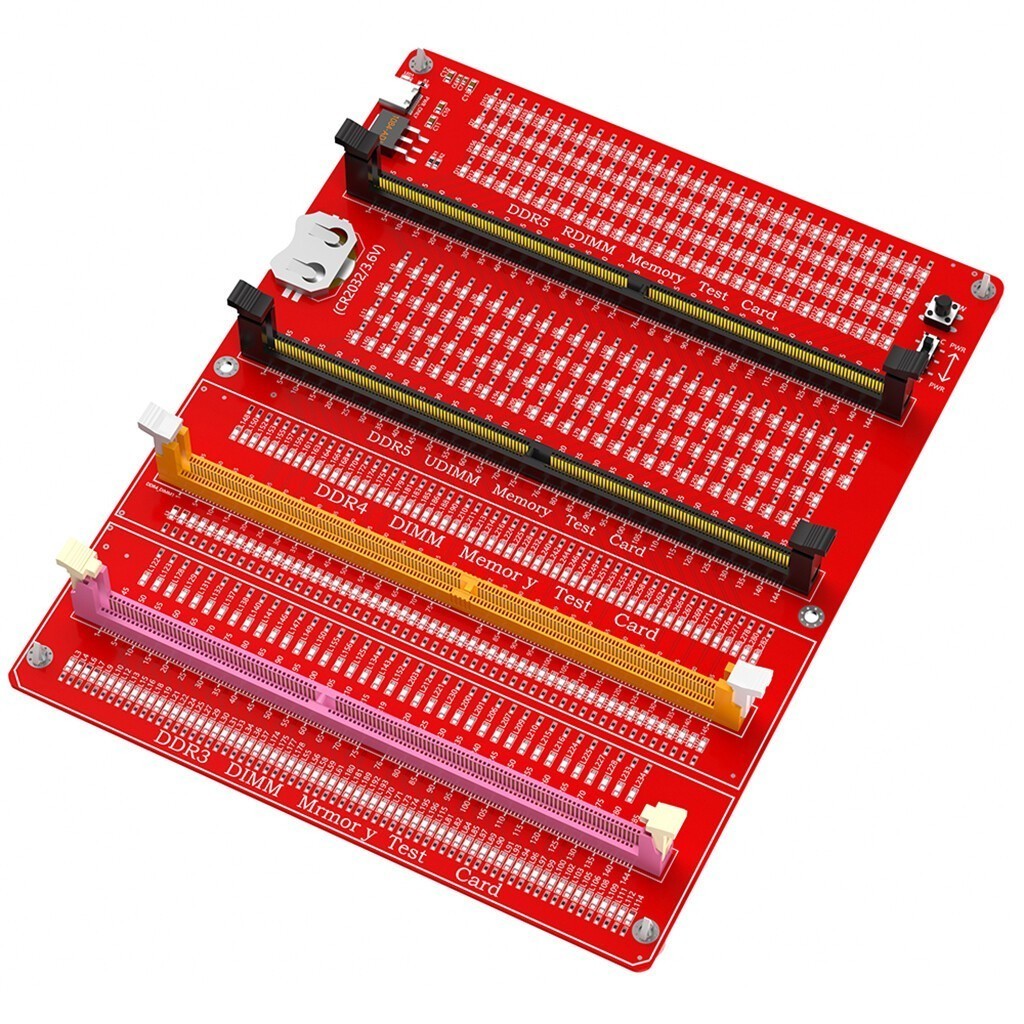 New 3in1 Combo DDR3/4/5 RDIMM/UDIMM Memory Tester Card Desktop Computer DDR3/4/5