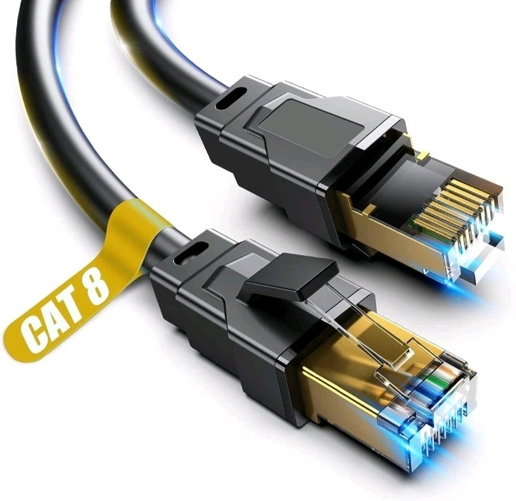 VABOGU CAT 8 ETHERNET CABLE 50 FT HEAVY DUTY HIGH SPEED
