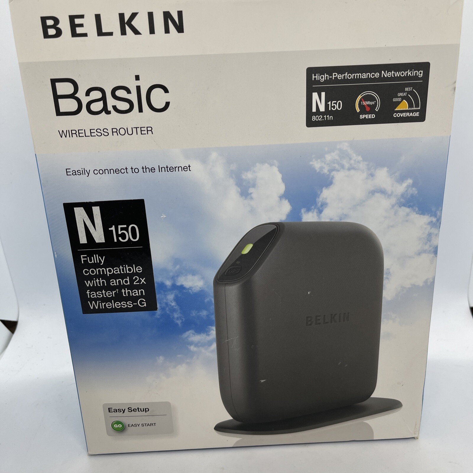 Belkin Basic Wireless Router N150 High Performance Networking F7D1301. Tote5