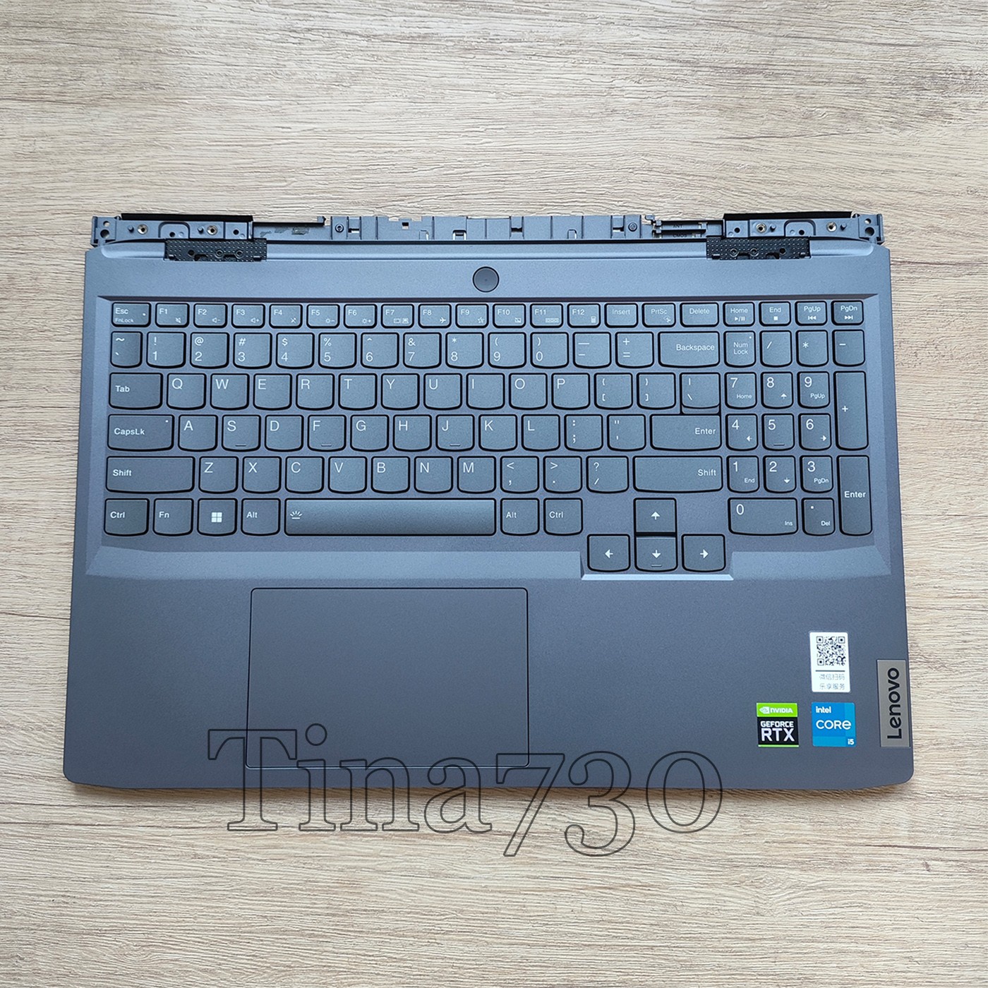 Palmrest Upper Case Touchpad Keyboard For Lenovo LOQ 15APH8 15IRH8 5CB1L49781